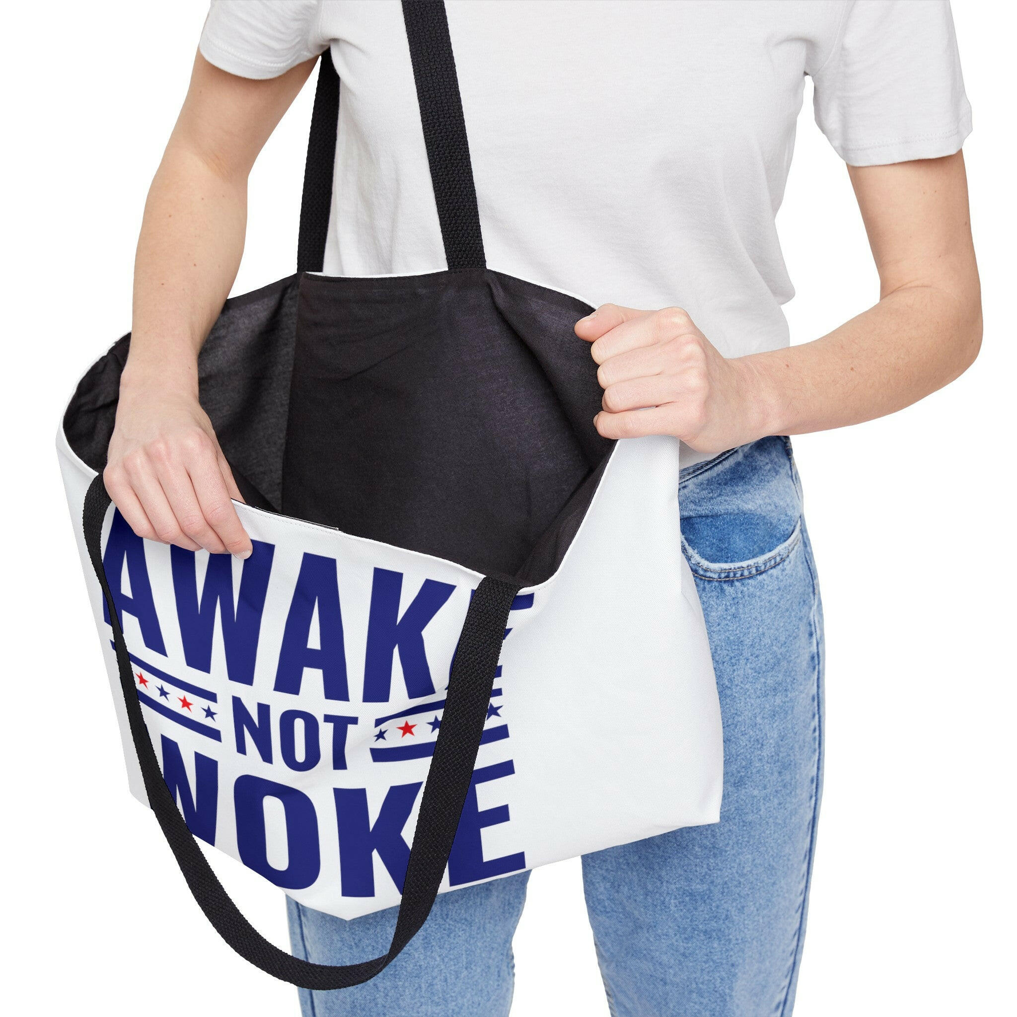 Awake Not Woke Premium Weekender Tote Bag