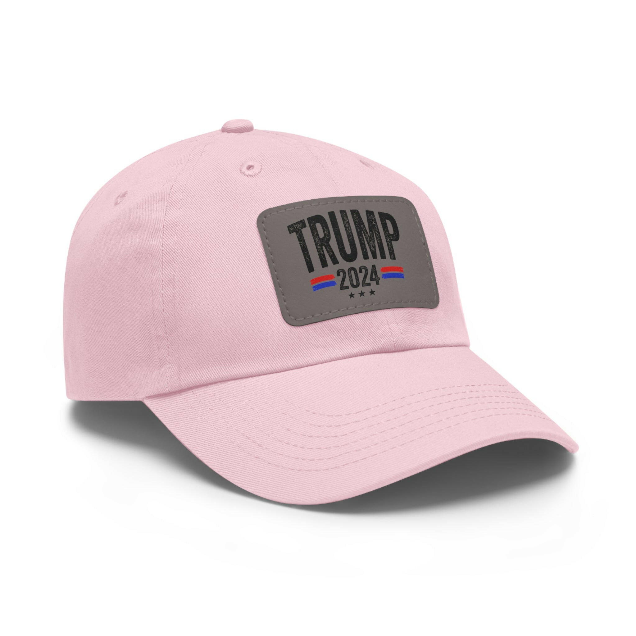 Voting for the Felon Dad Hat with Leather Patch (Rectangle)