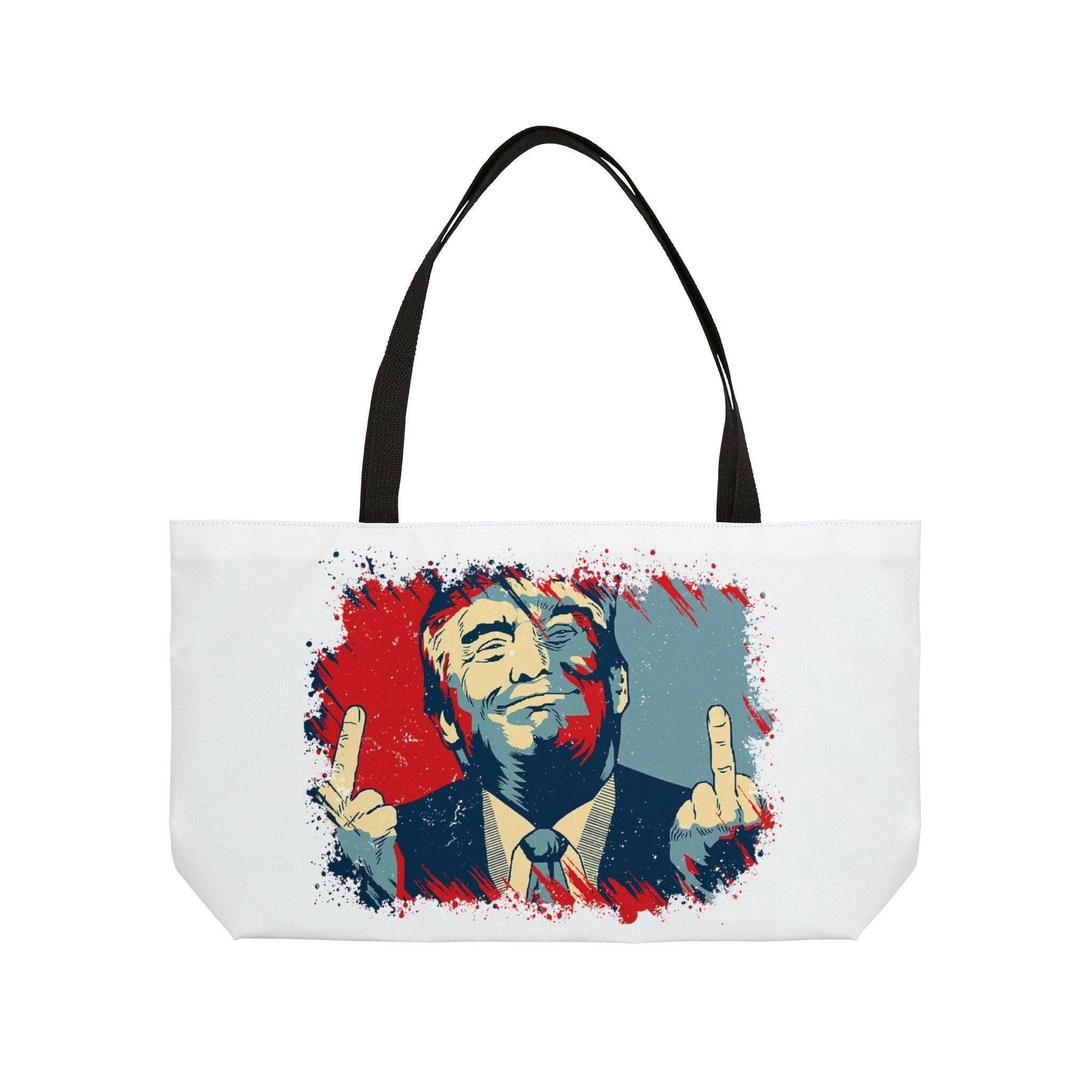 Trump 2024 Bold Defiance Weekender Tote Bag