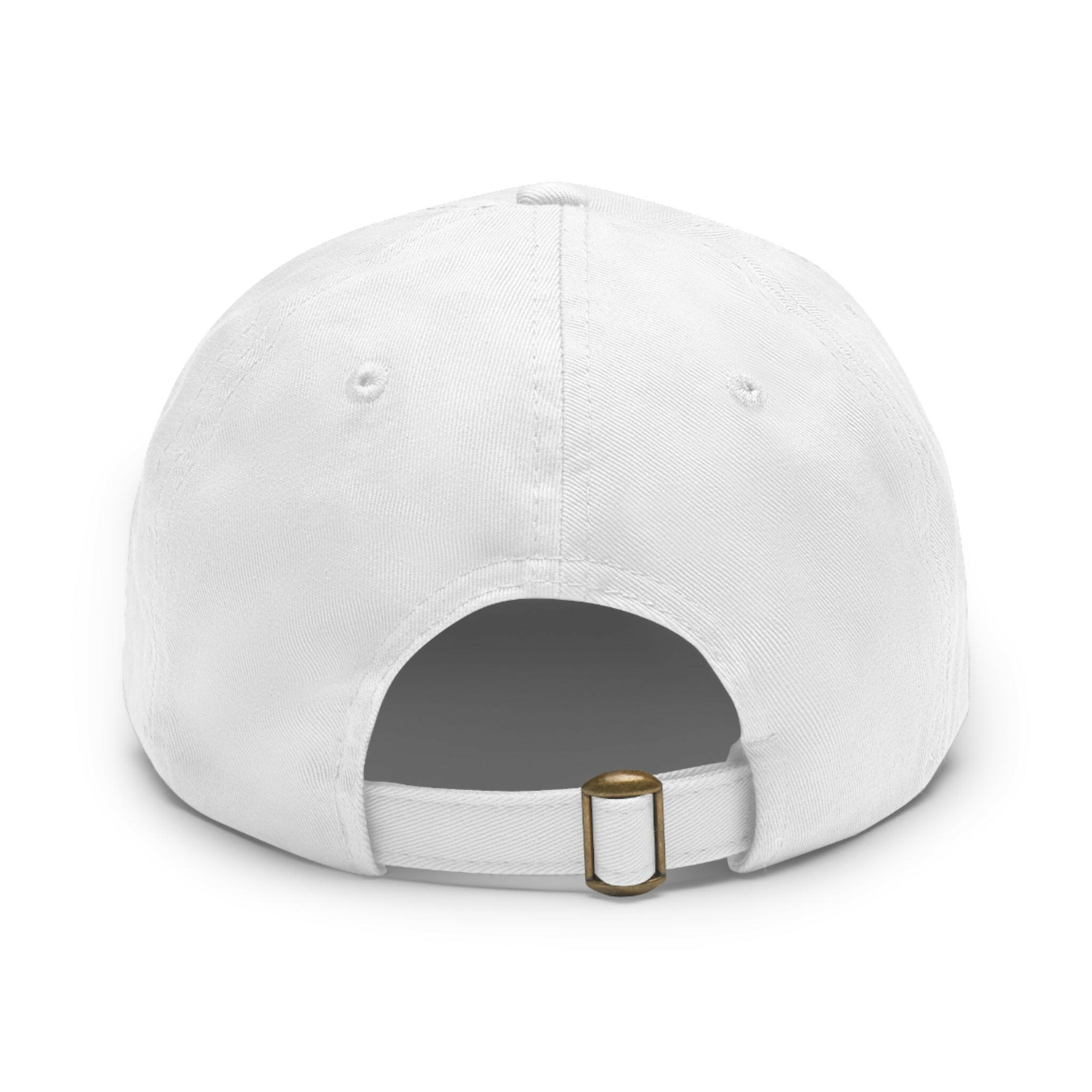 Buck Fiden Dad Hat with Leather Patch (Round)