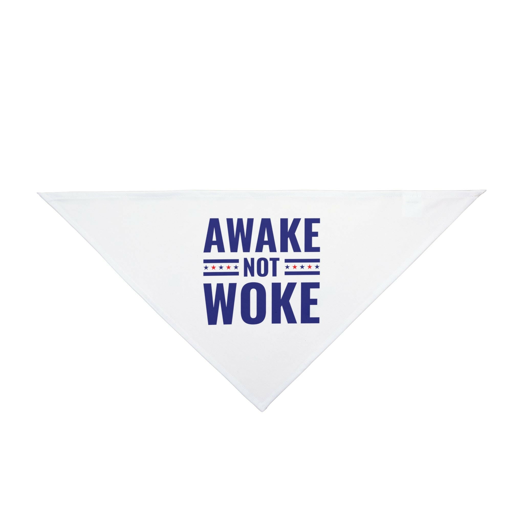 Awake Not Woke Patriotic Pet Bandana