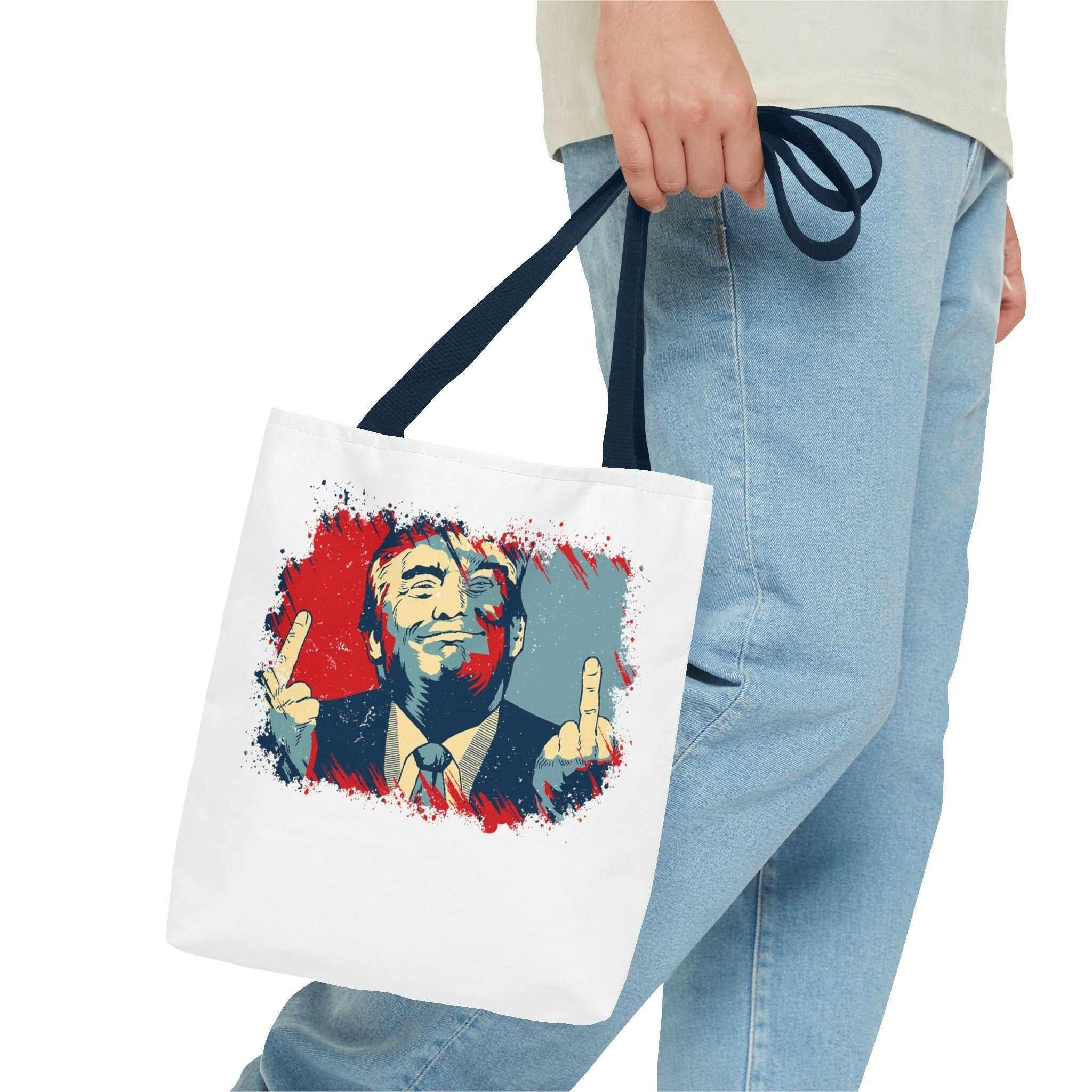 Trump 2024 Bold Defiance Tote Bag