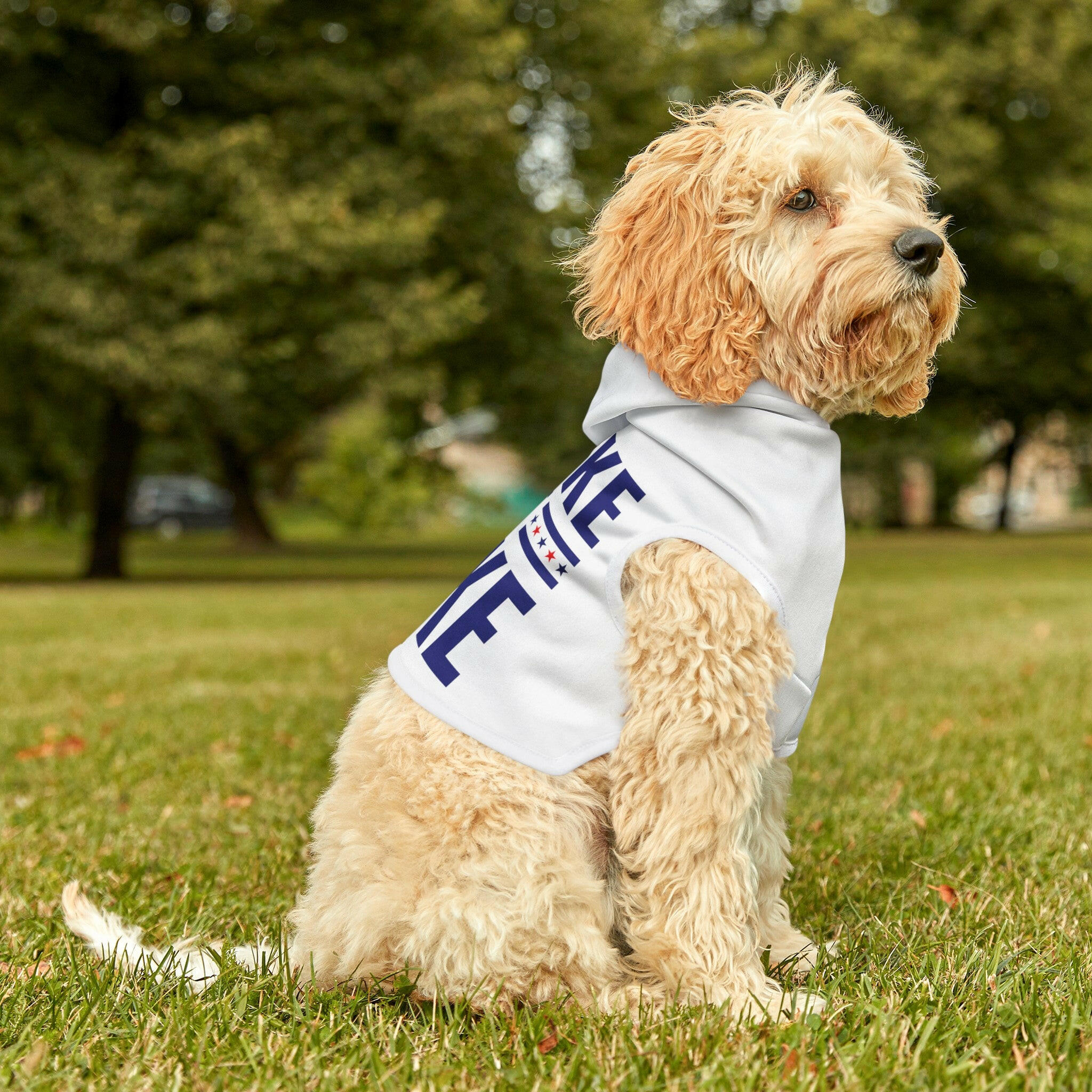 Awake Not Woke Patriotic Pet Hoodie