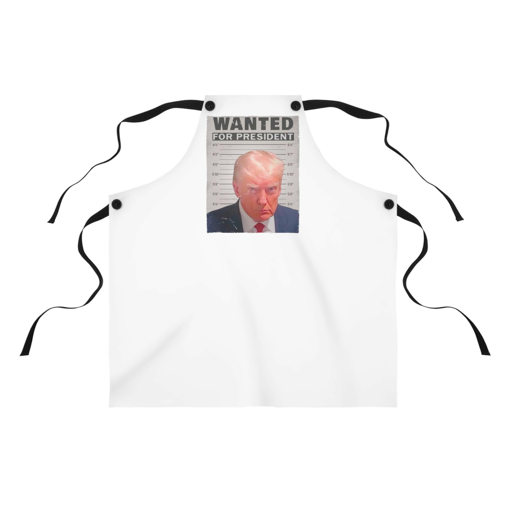 Wanted for President Trump Chef's Apron