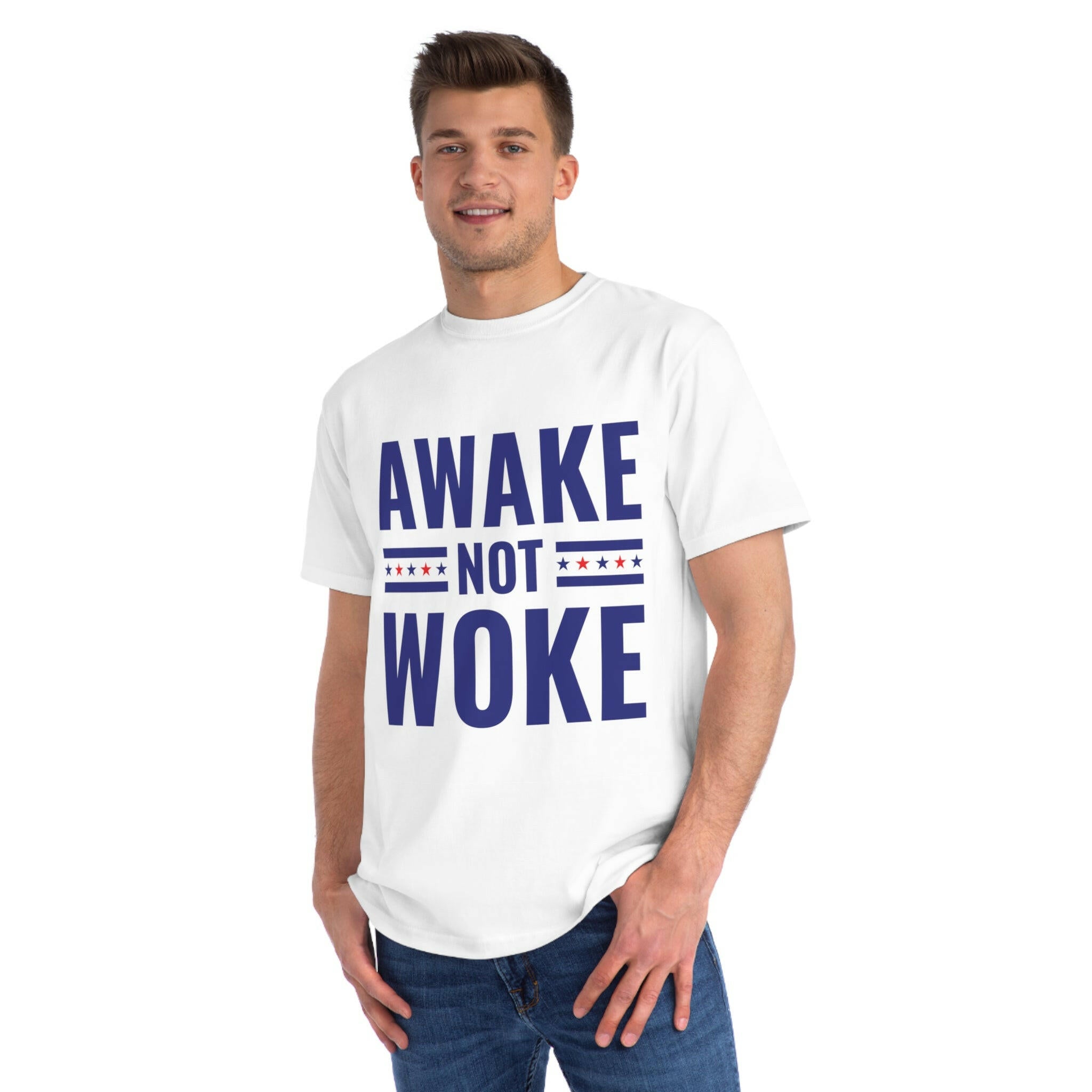 Awake Not Woke Organic Unisex Classic T-Shirt