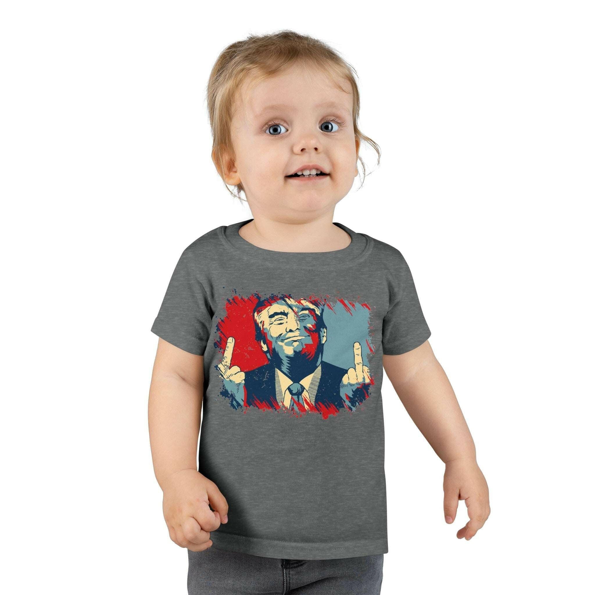 Trump 2024 Bold Defiance Toddler Tee