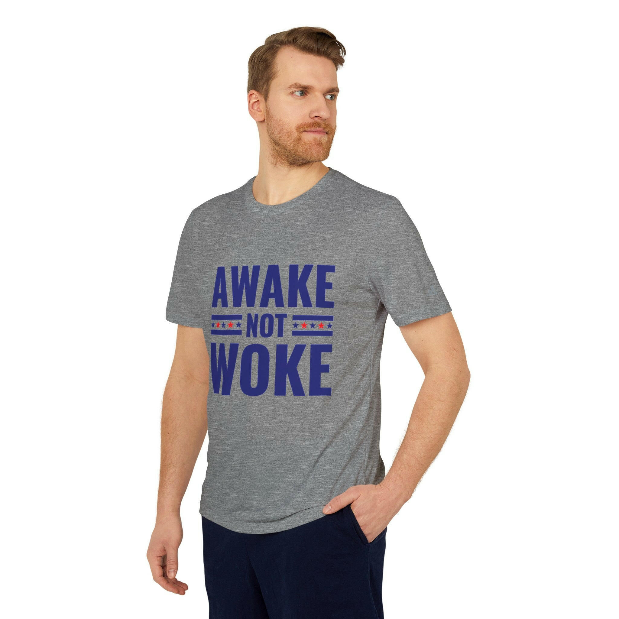 Awake Not Woke adidas® Unisex Sport T-shirt