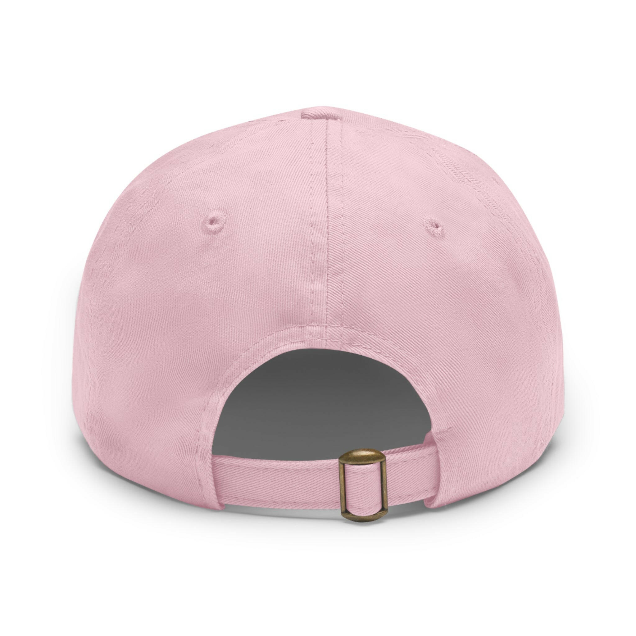 Buck Fiden Dad Hat with Leather Patch (Round)