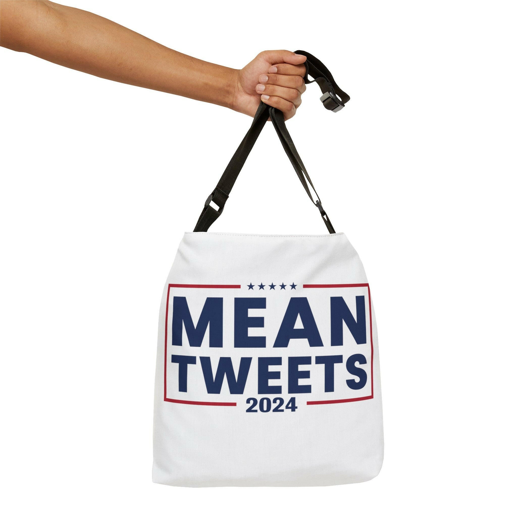 Mean Tweets 2024 Adjustable Tote Bag