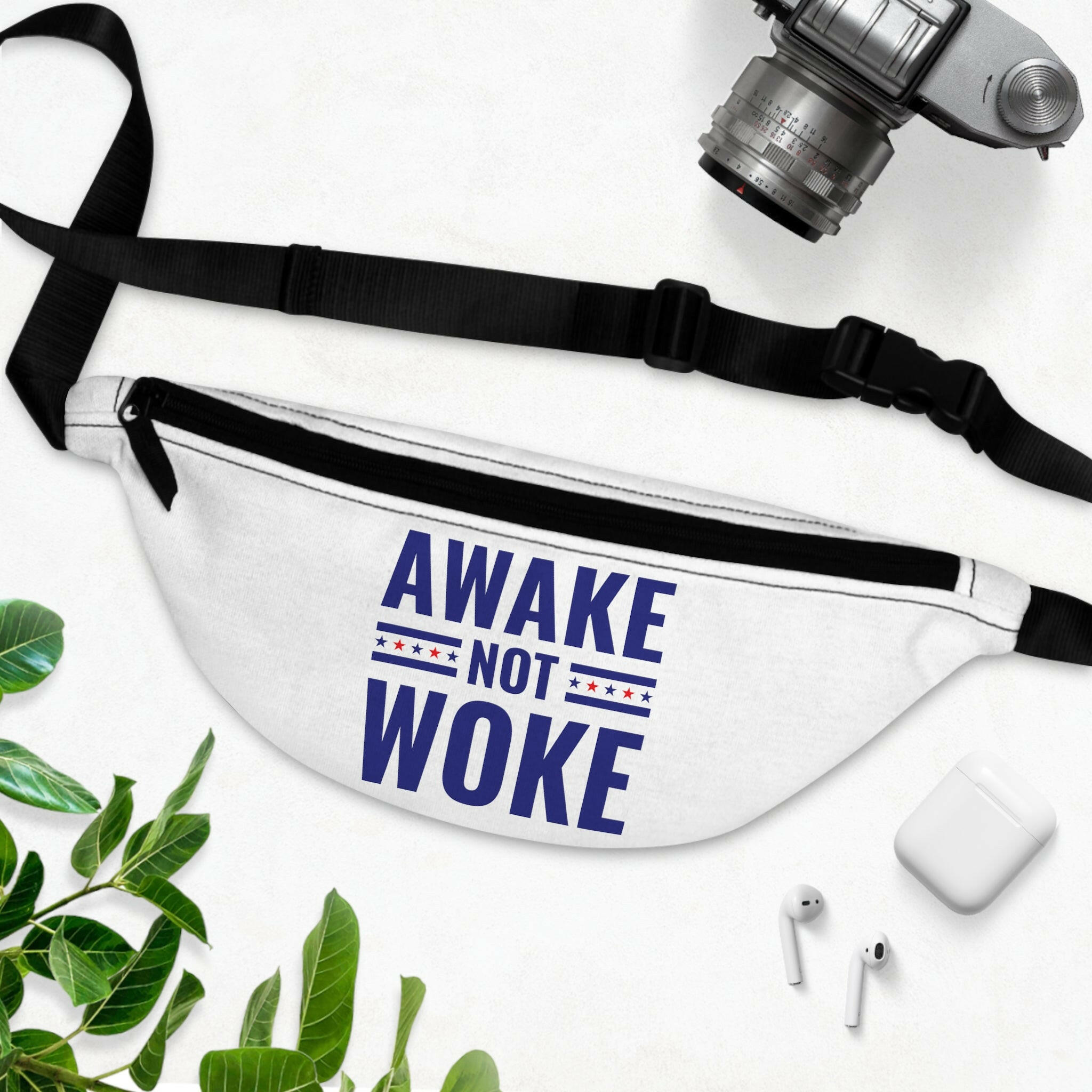 Awake Not Woke Fanny Pack