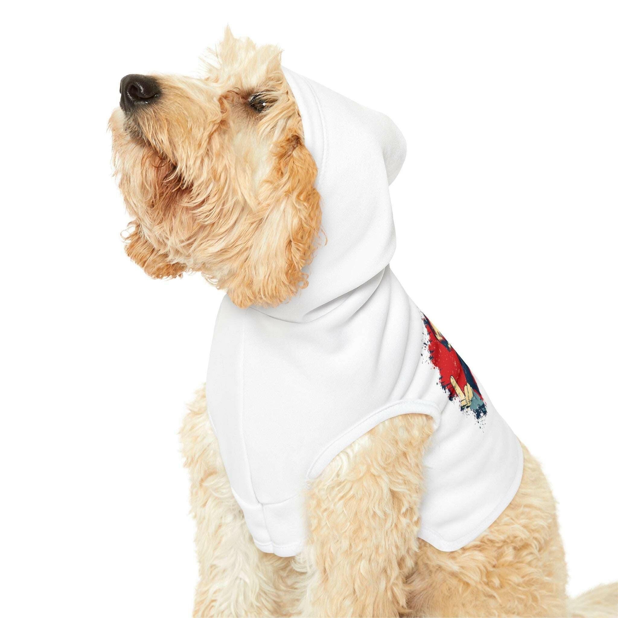 Trump 2024 Bold Defiance Pet Hoodie