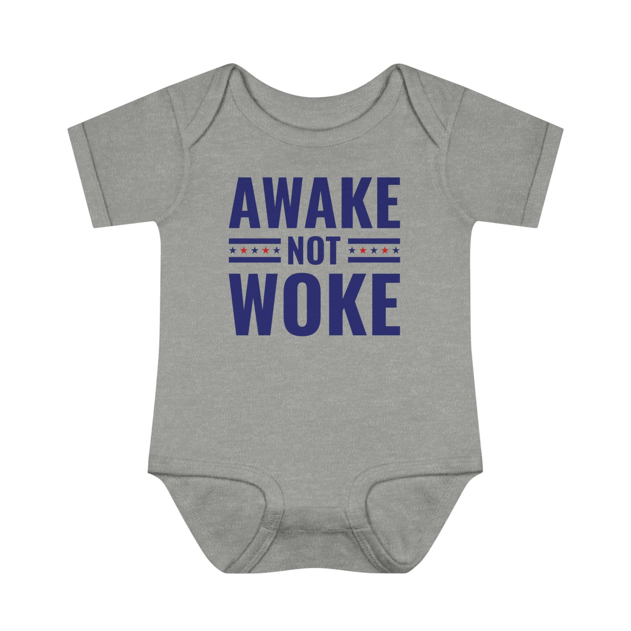 Awake Not Woke Infant Bodysuit