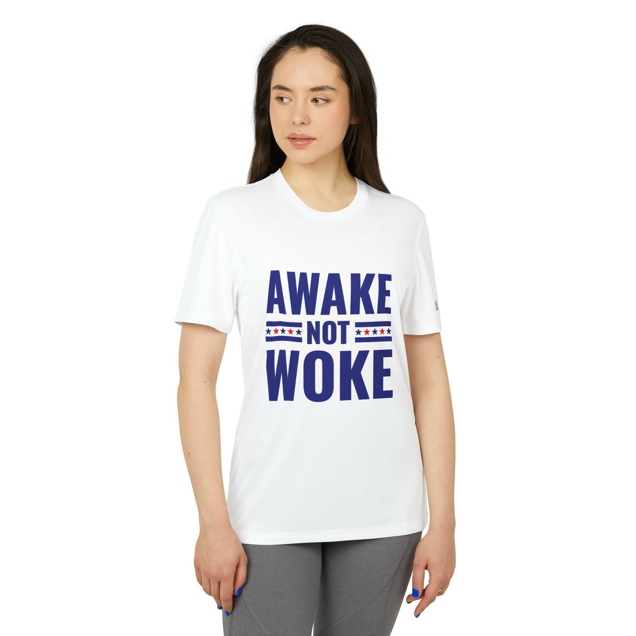 Awake Not Woke adidas® Unisex Sport T-shirt