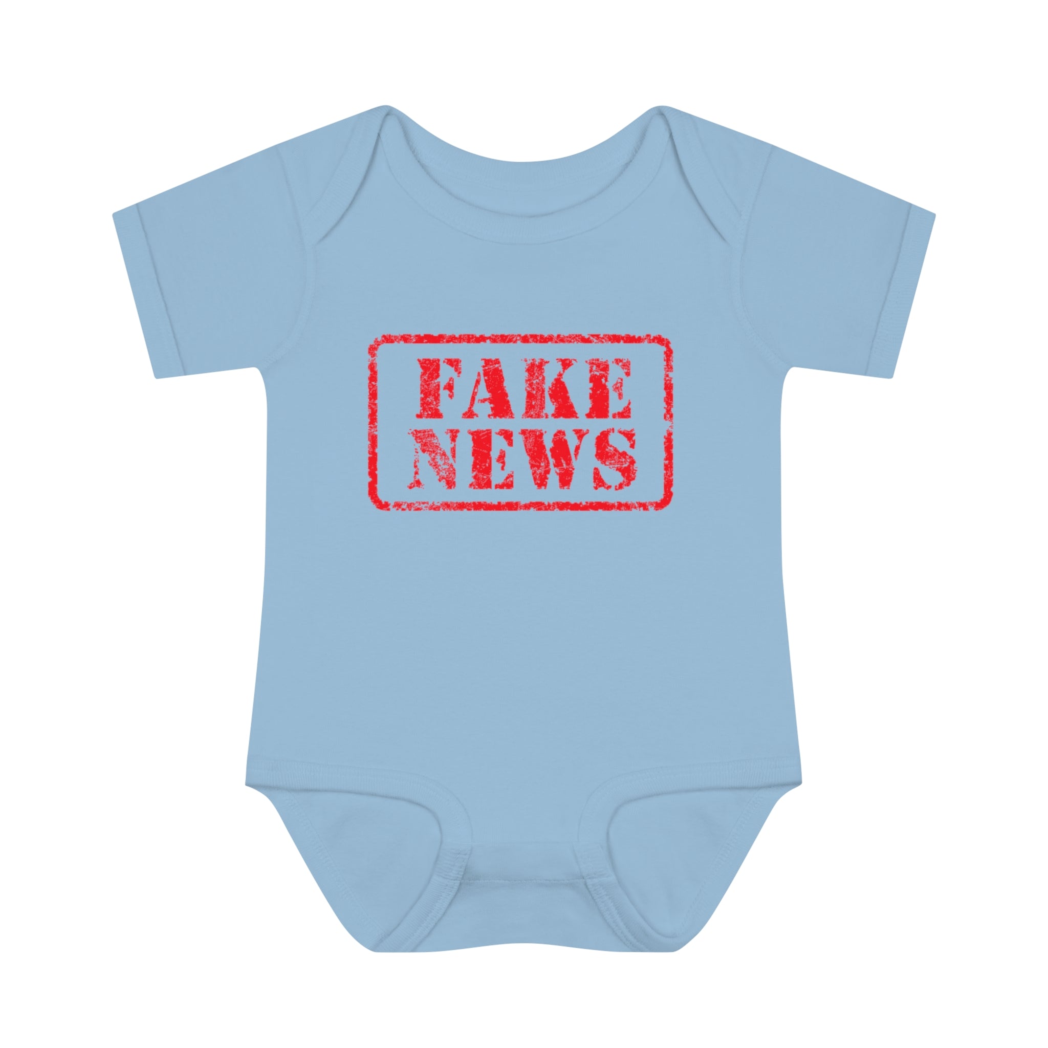 Fake News Infant Baby Rib Bodysuit