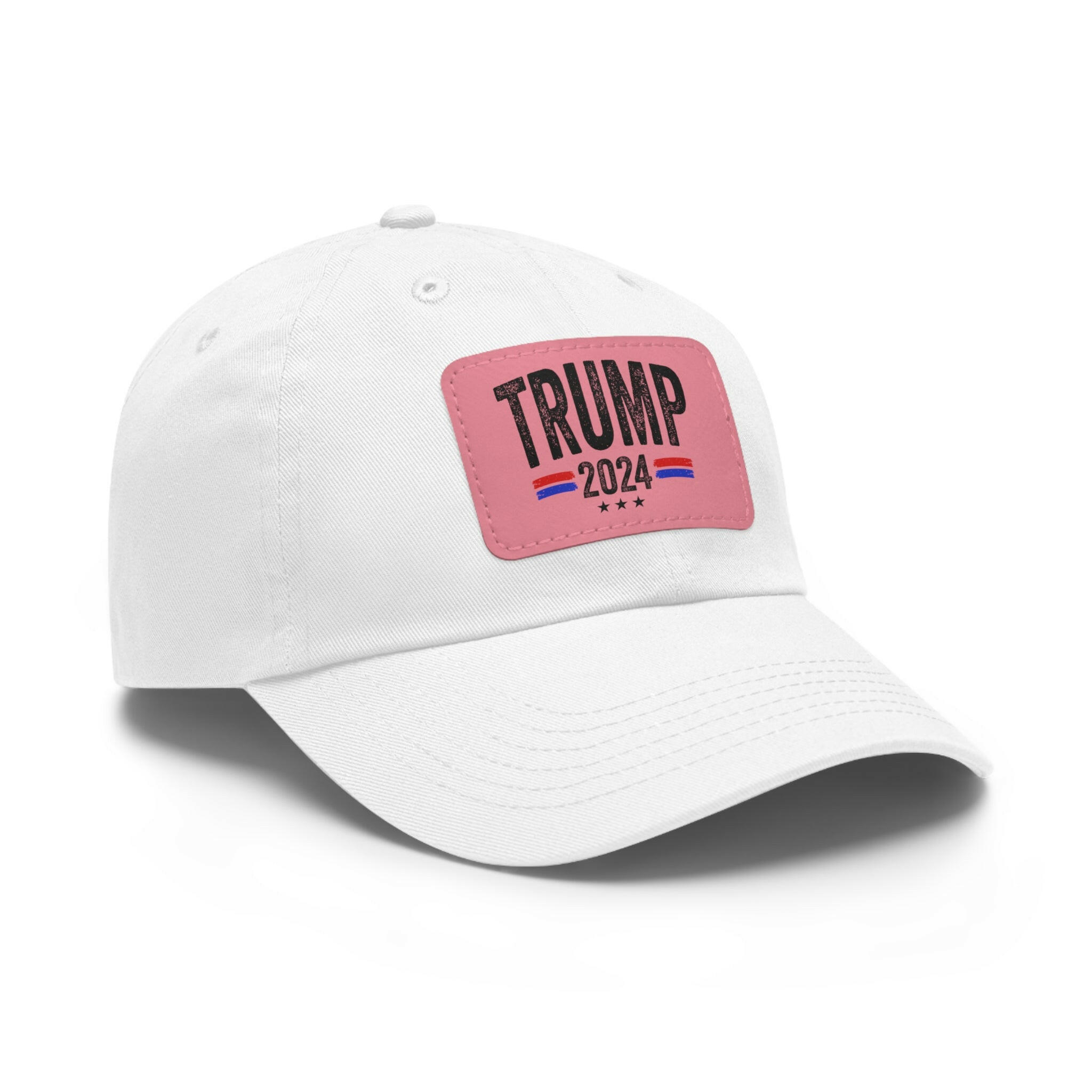 Voting for the Felon Dad Hat with Leather Patch (Rectangle)