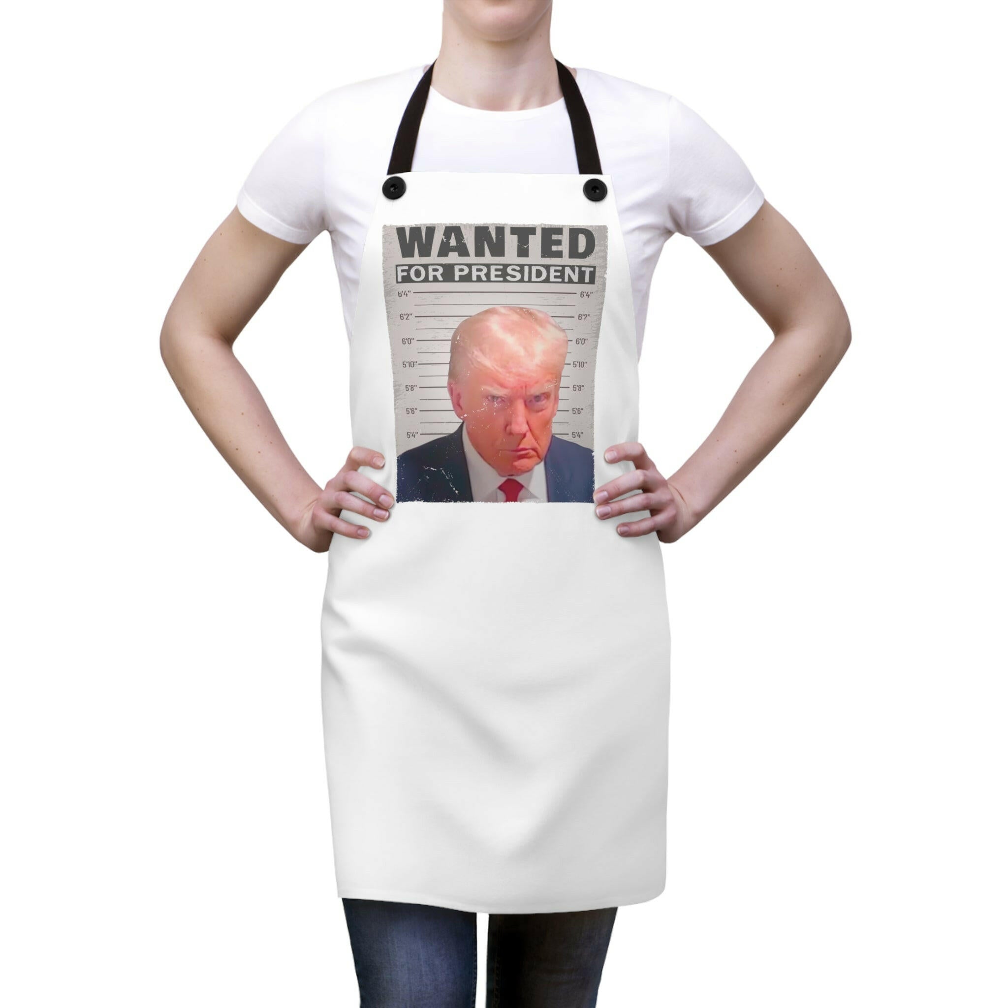 Wanted for President Trump Chef's Apron