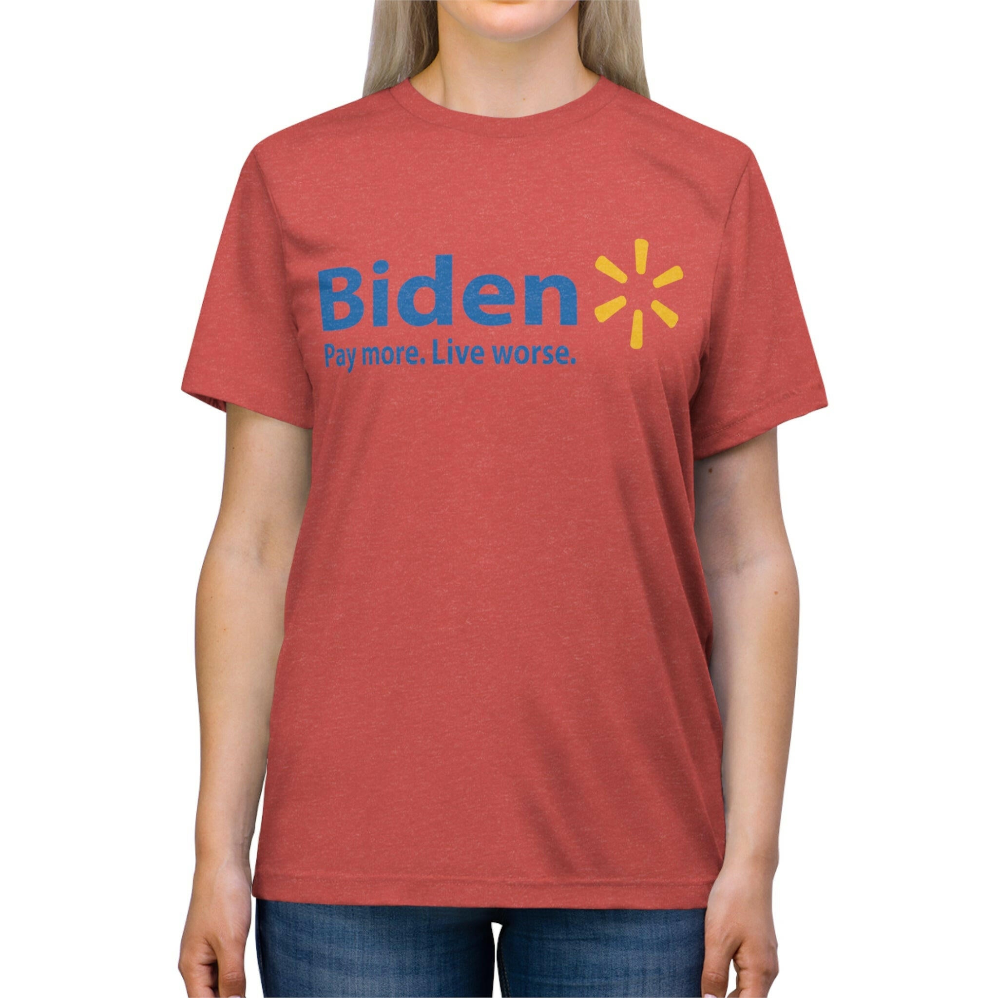 Biden: Pay More, Live Worse Critique T-Shirt