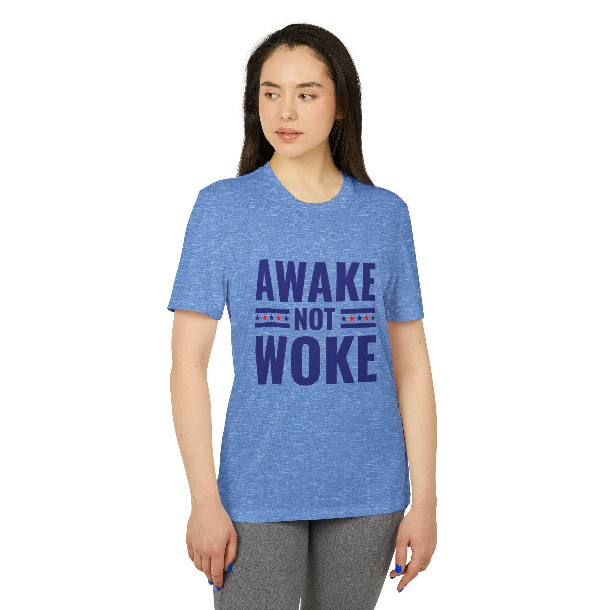 Awake Not Woke adidas® Unisex Sport T-shirt