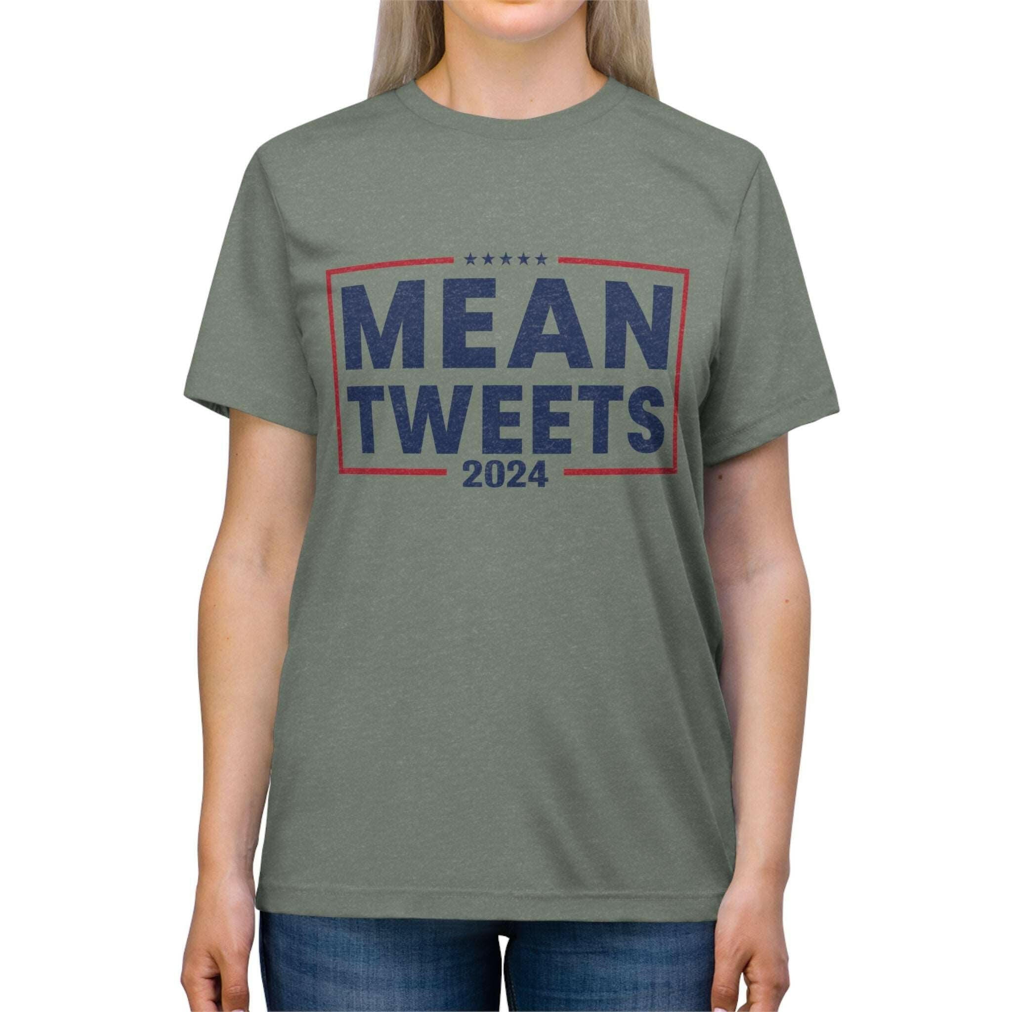 Mean Tweets 2024 Unisex Triblend Tee