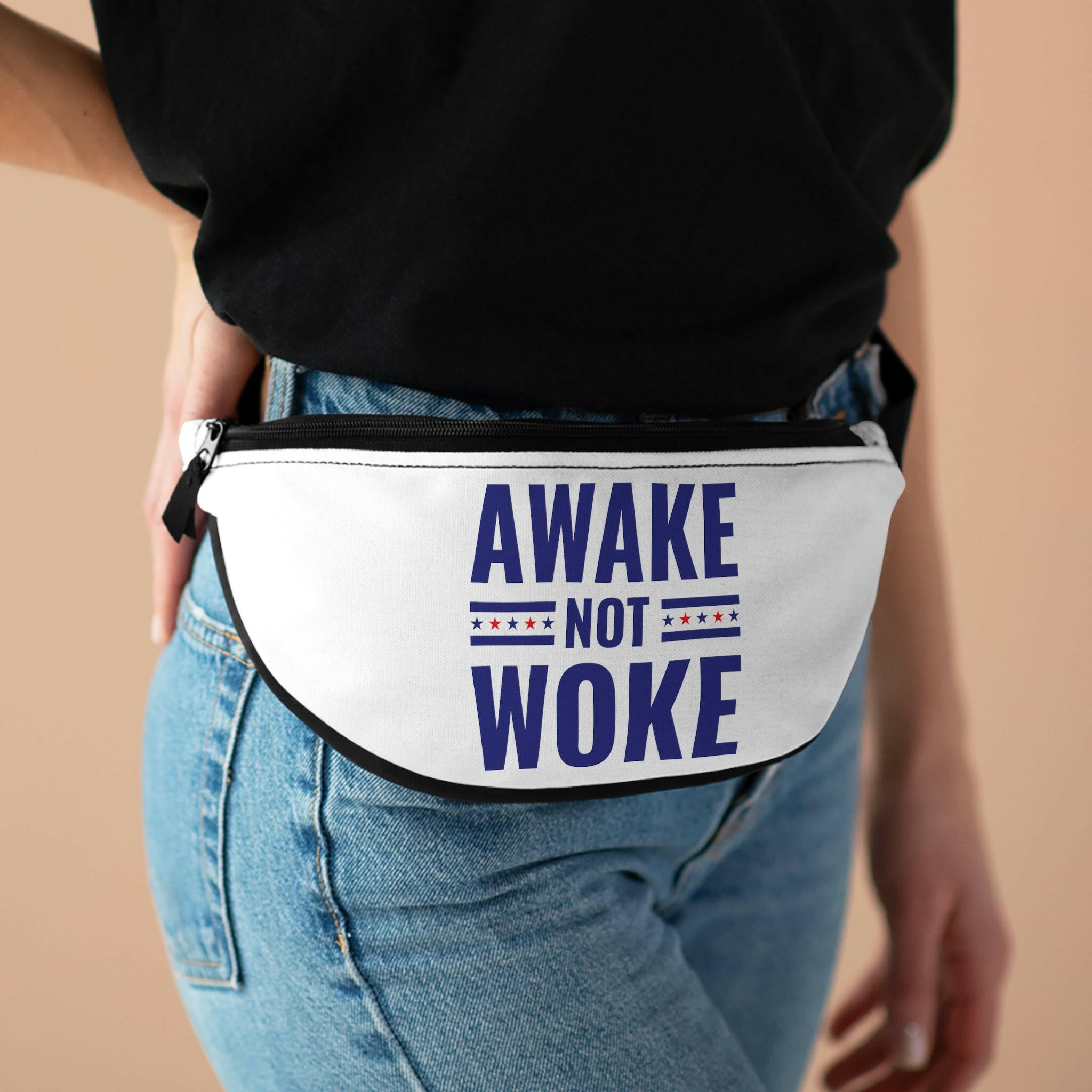 Awake Not Woke Fanny Pack