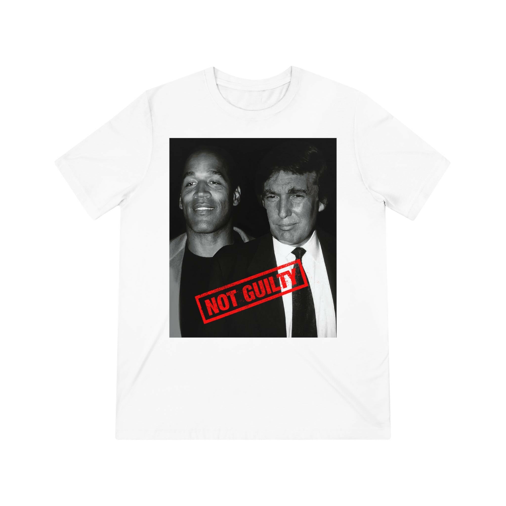 Trump & O.J. – The Fight for Justice Unisex Triblend Tee