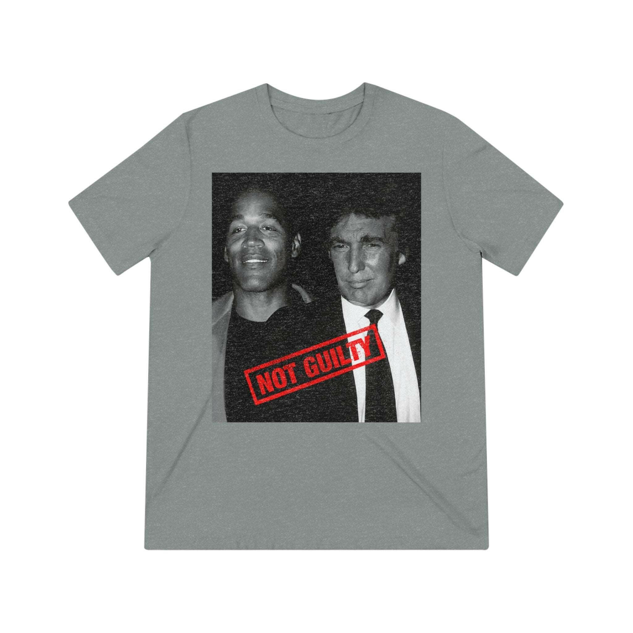 Trump & O.J. – The Fight for Justice Unisex Triblend Tee