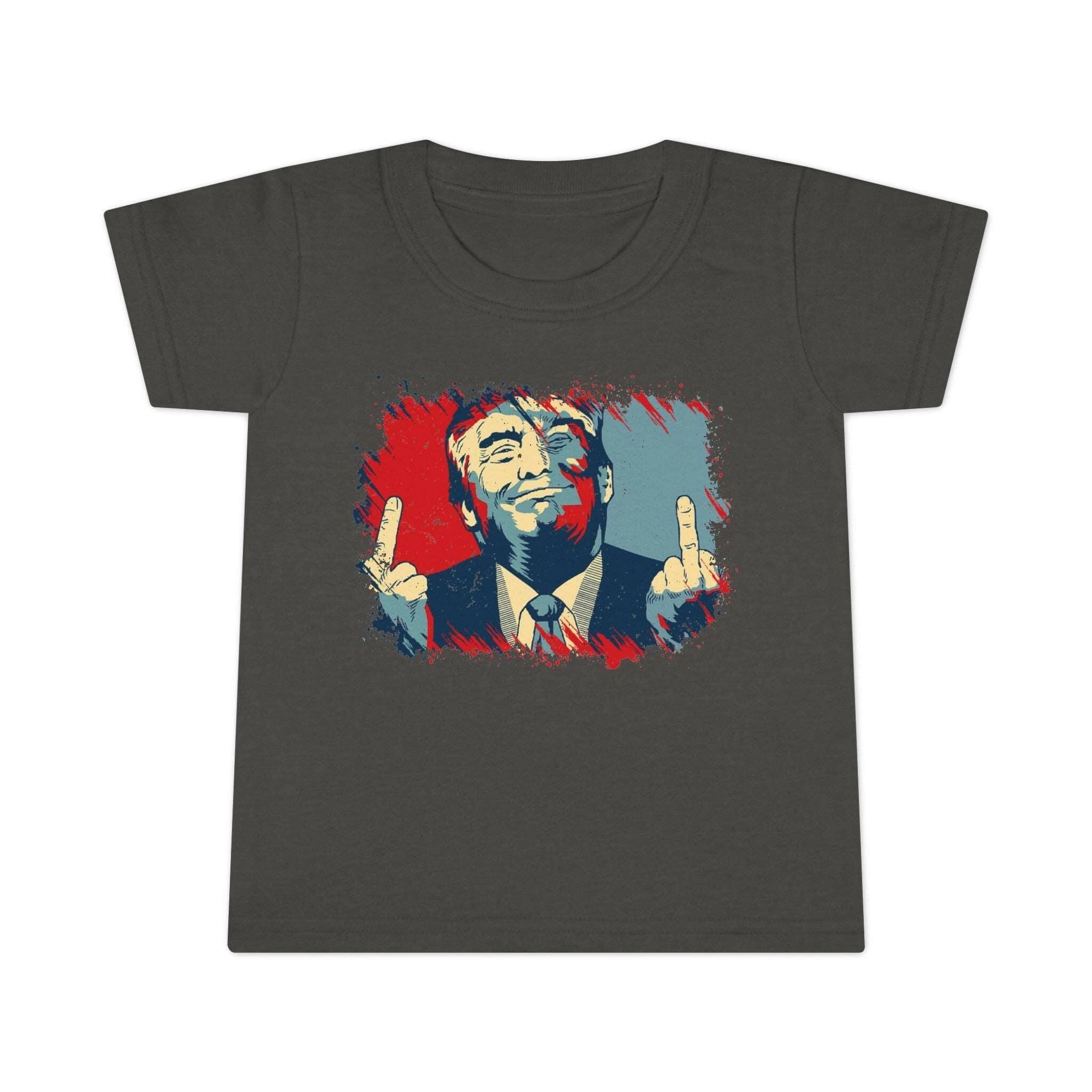 Trump 2024 Bold Defiance Toddler Tee