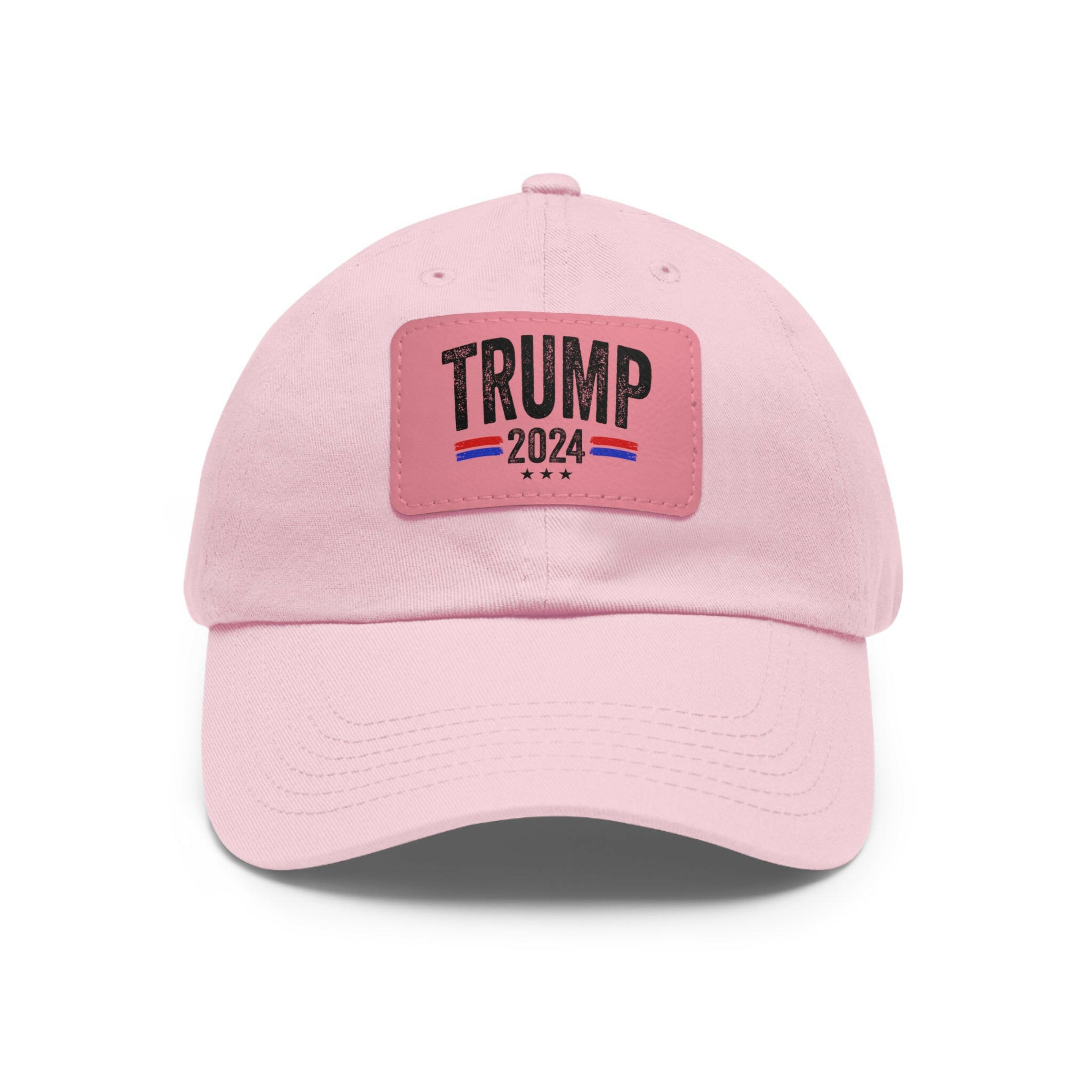 Voting for the Felon Dad Hat with Leather Patch (Rectangle)