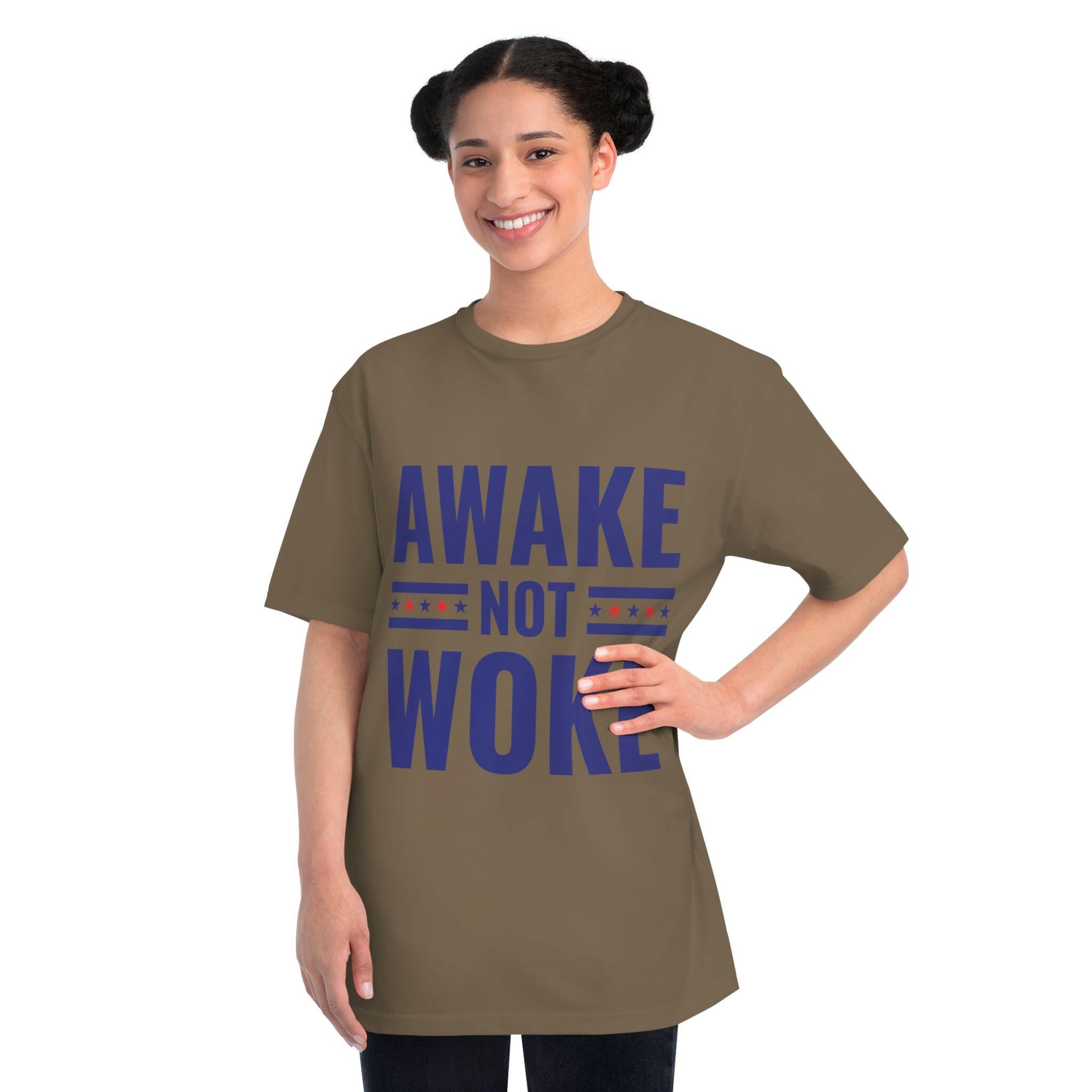 Awake Not Woke Organic Unisex Classic T-Shirt