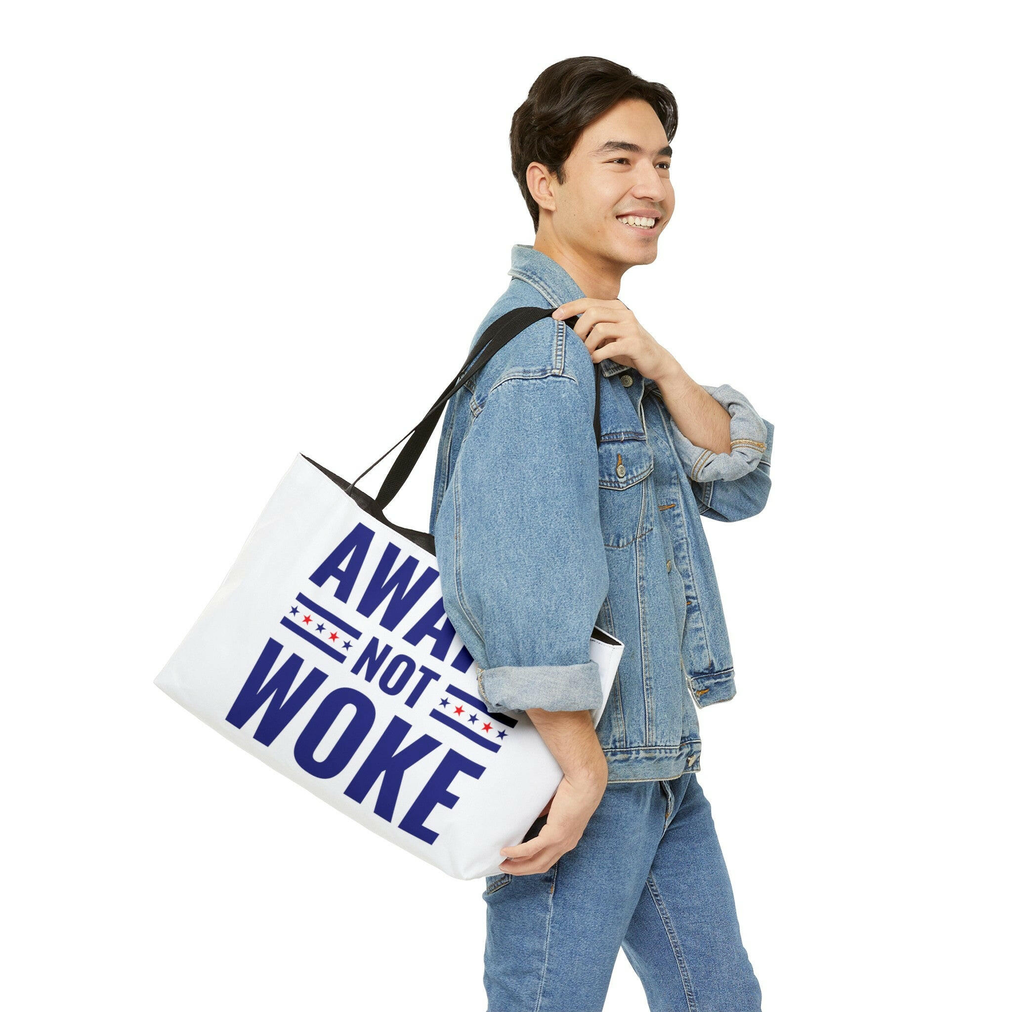 Awake Not Woke Premium Weekender Tote Bag