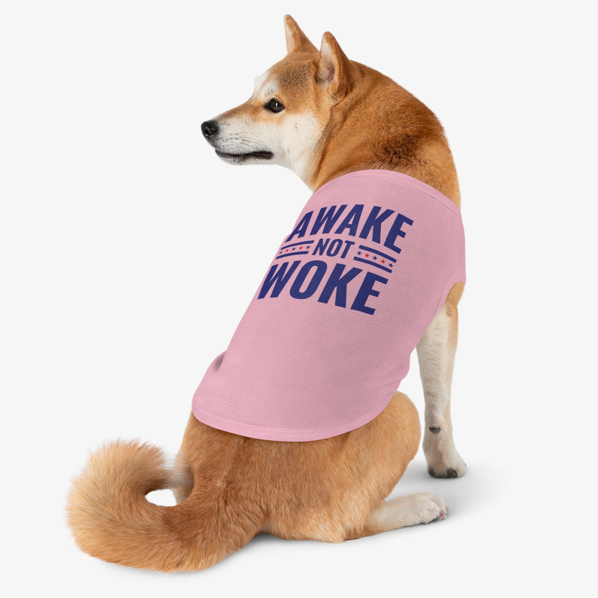 Awake Not Woke Freedom Pet Tank Top