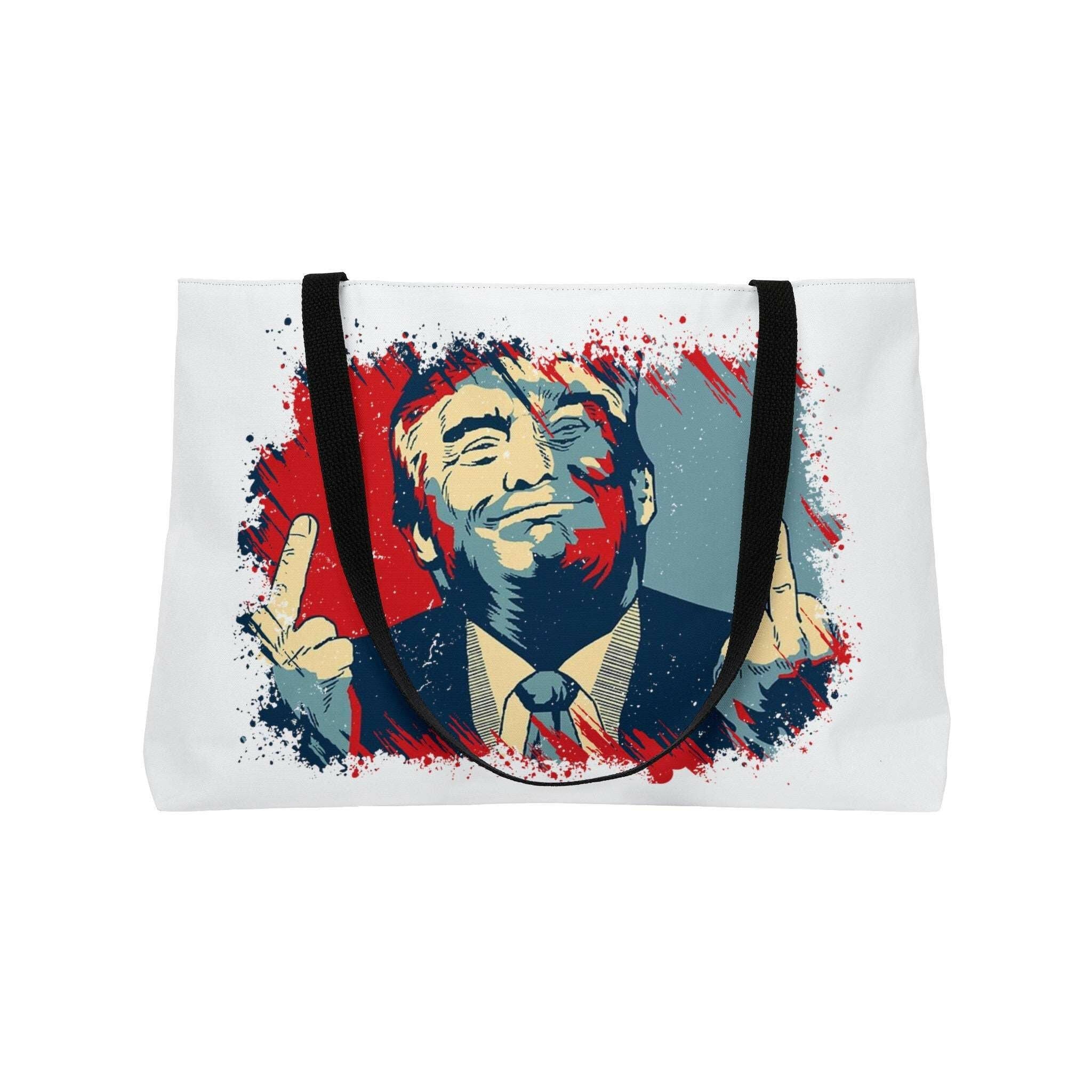 Trump 2024 Bold Defiance Weekender Tote Bag