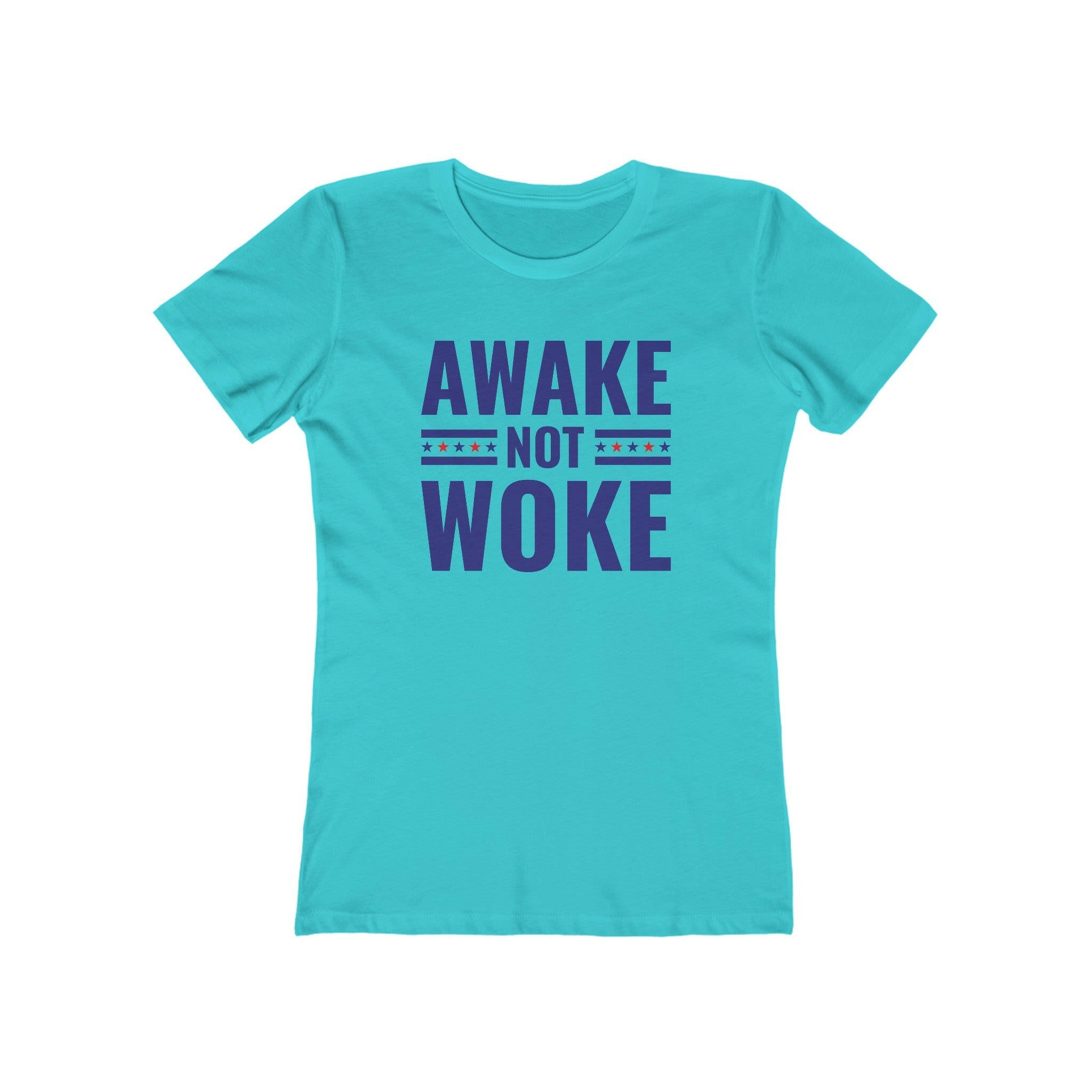 Awake Not Woke Women's Boyfriend Tee