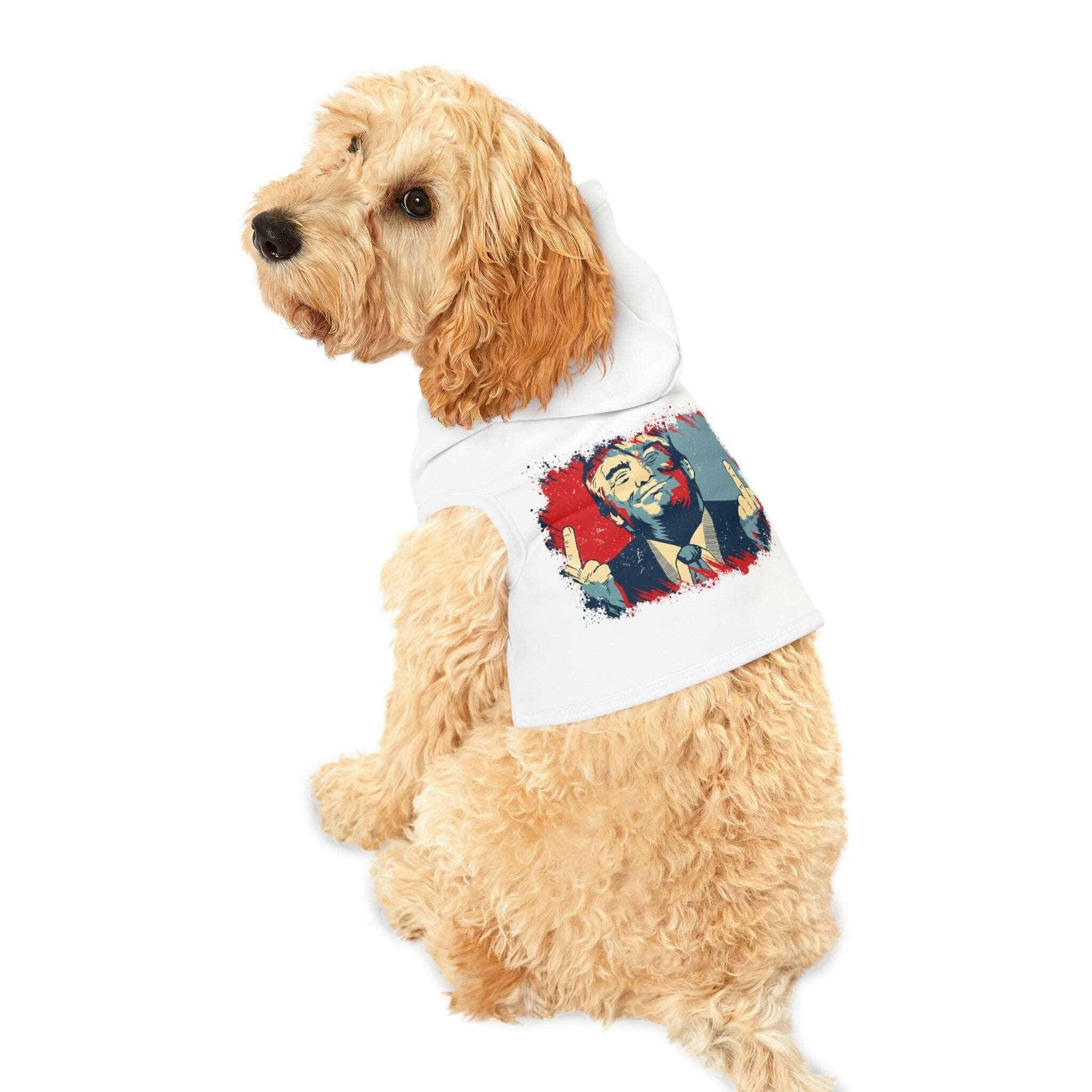 Trump 2024 Bold Defiance Pet Hoodie