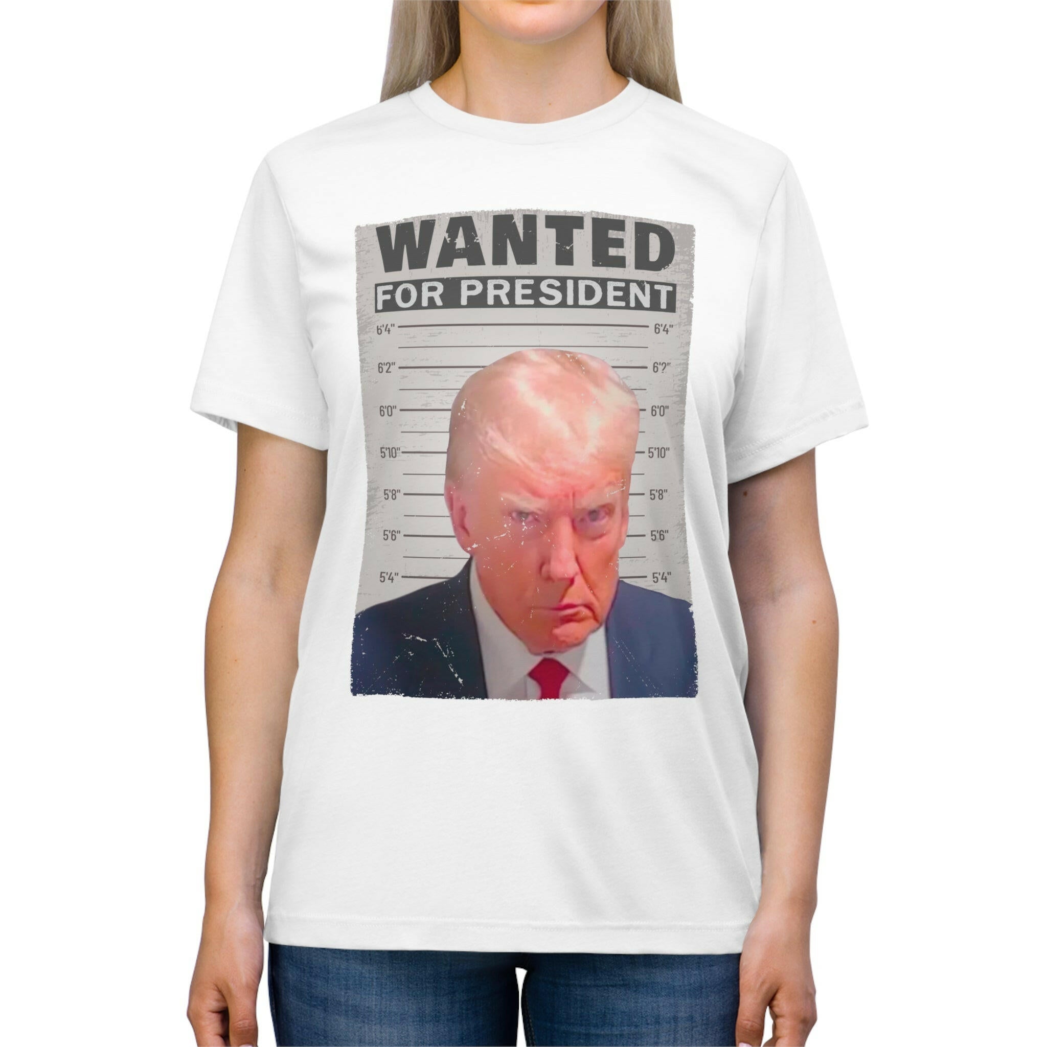 Wanted for President: Trump Unisex Triblend Tee