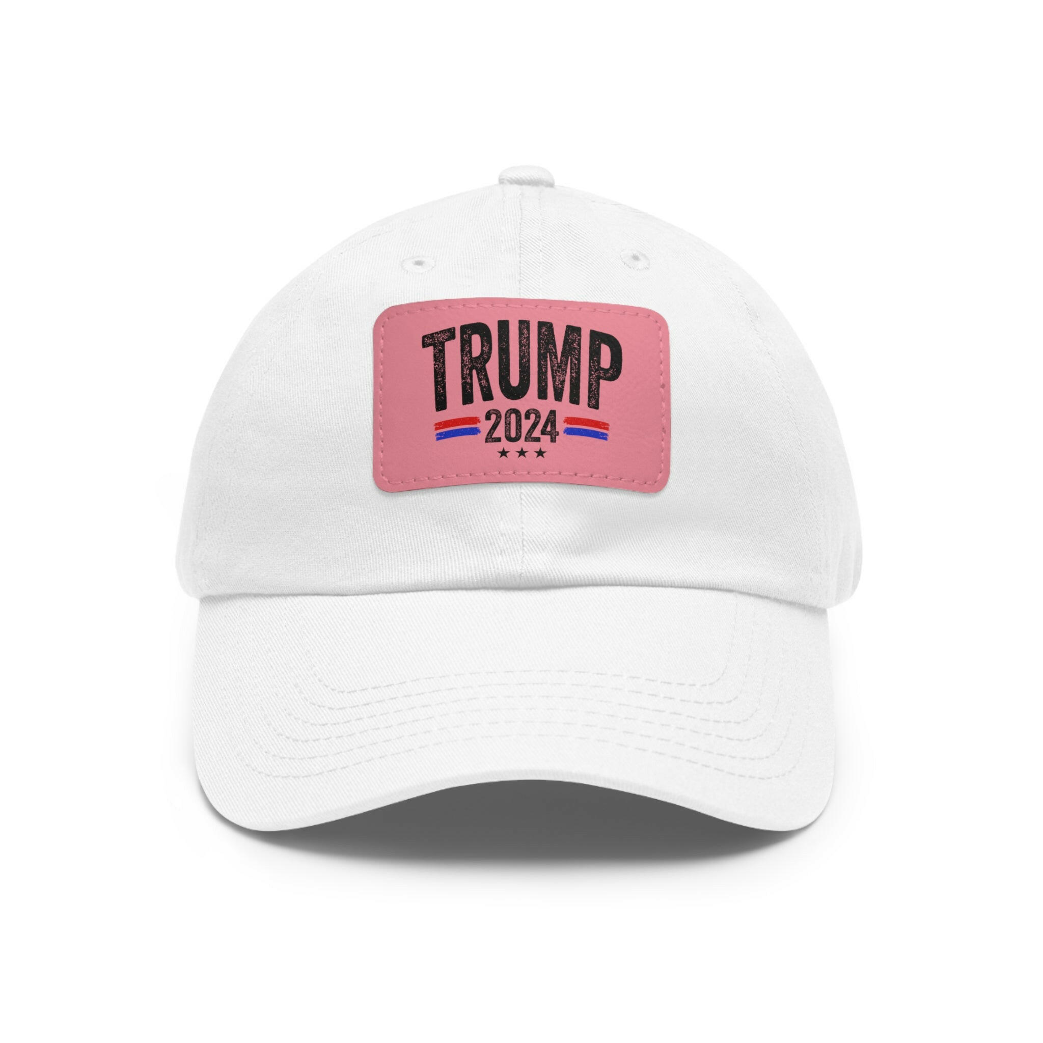 Voting for the Felon Dad Hat with Leather Patch (Rectangle)