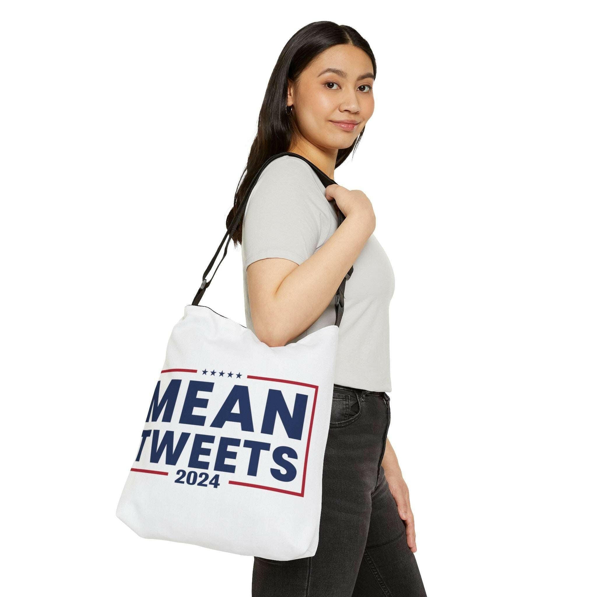 Mean Tweets 2024 Adjustable Tote Bag