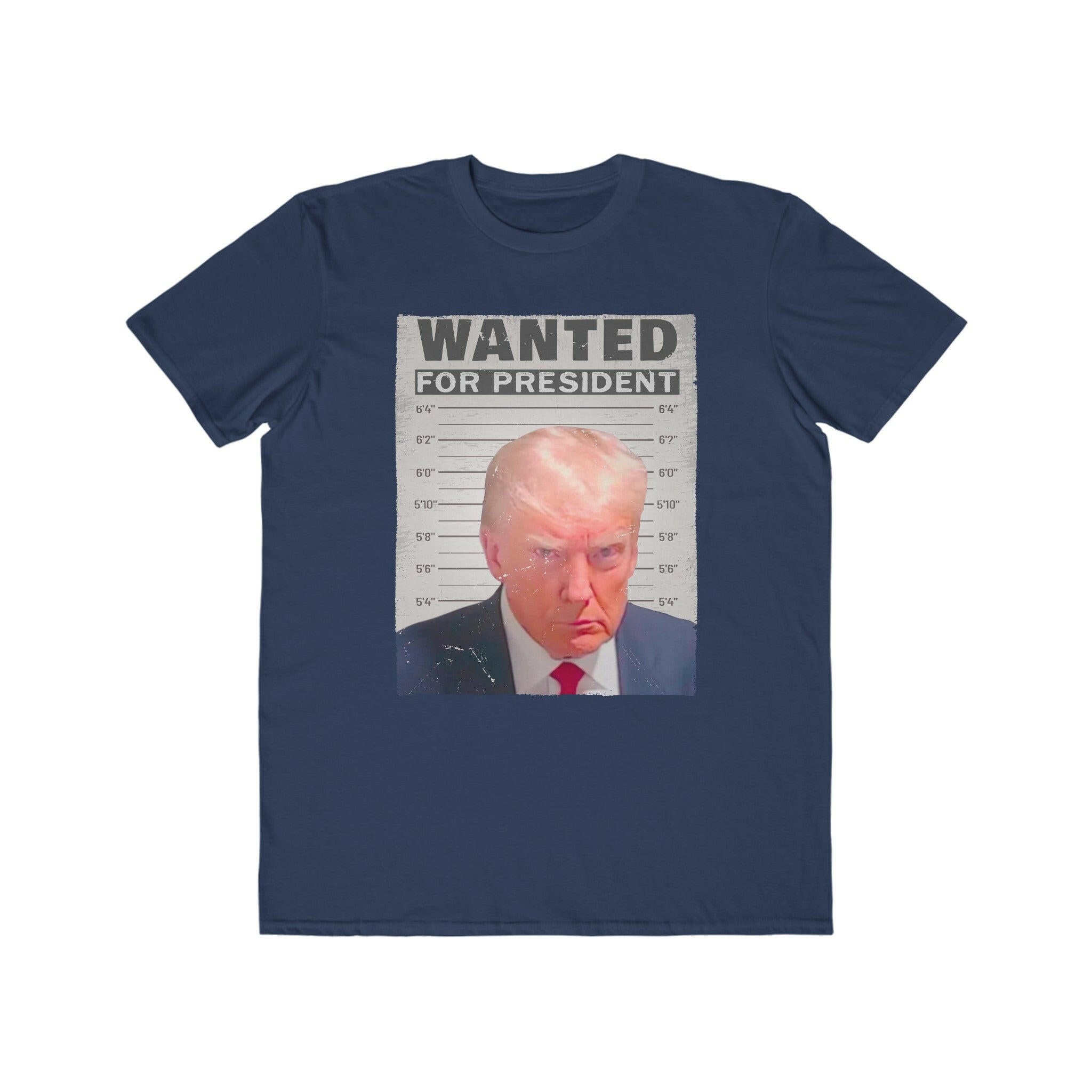 Wanted for President Trump Men's Lightweight Fashion Tee