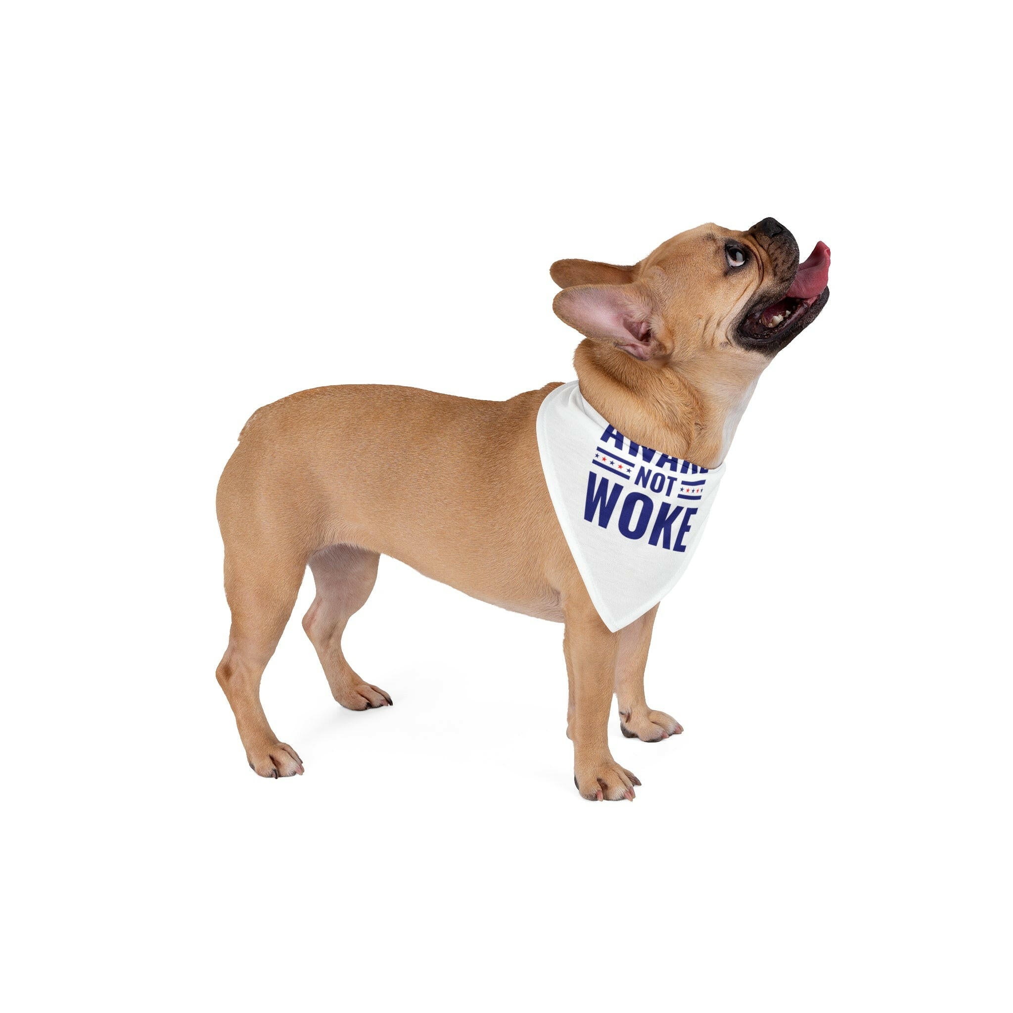 Awake Not Woke Patriotic Pet Bandana