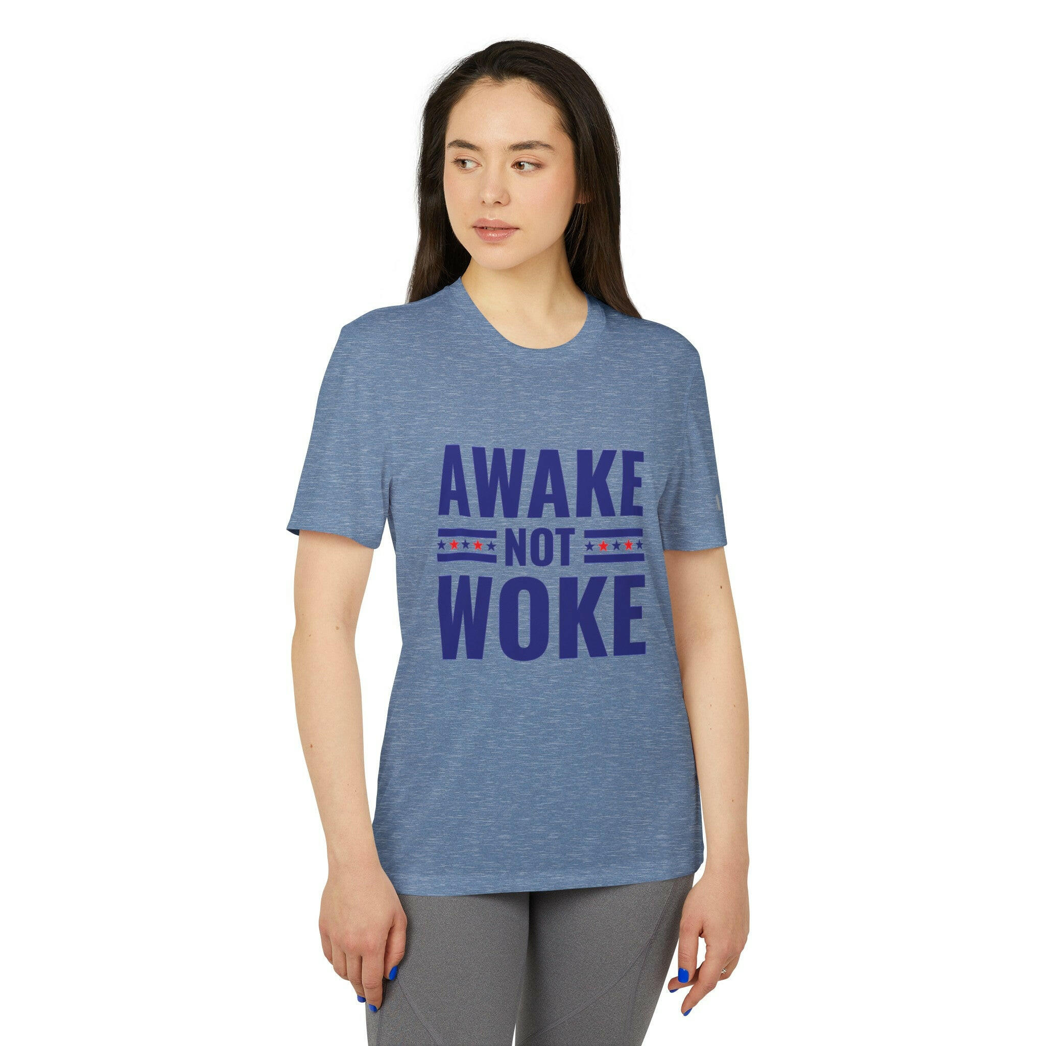 Awake Not Woke adidas® Unisex Sport T-shirt