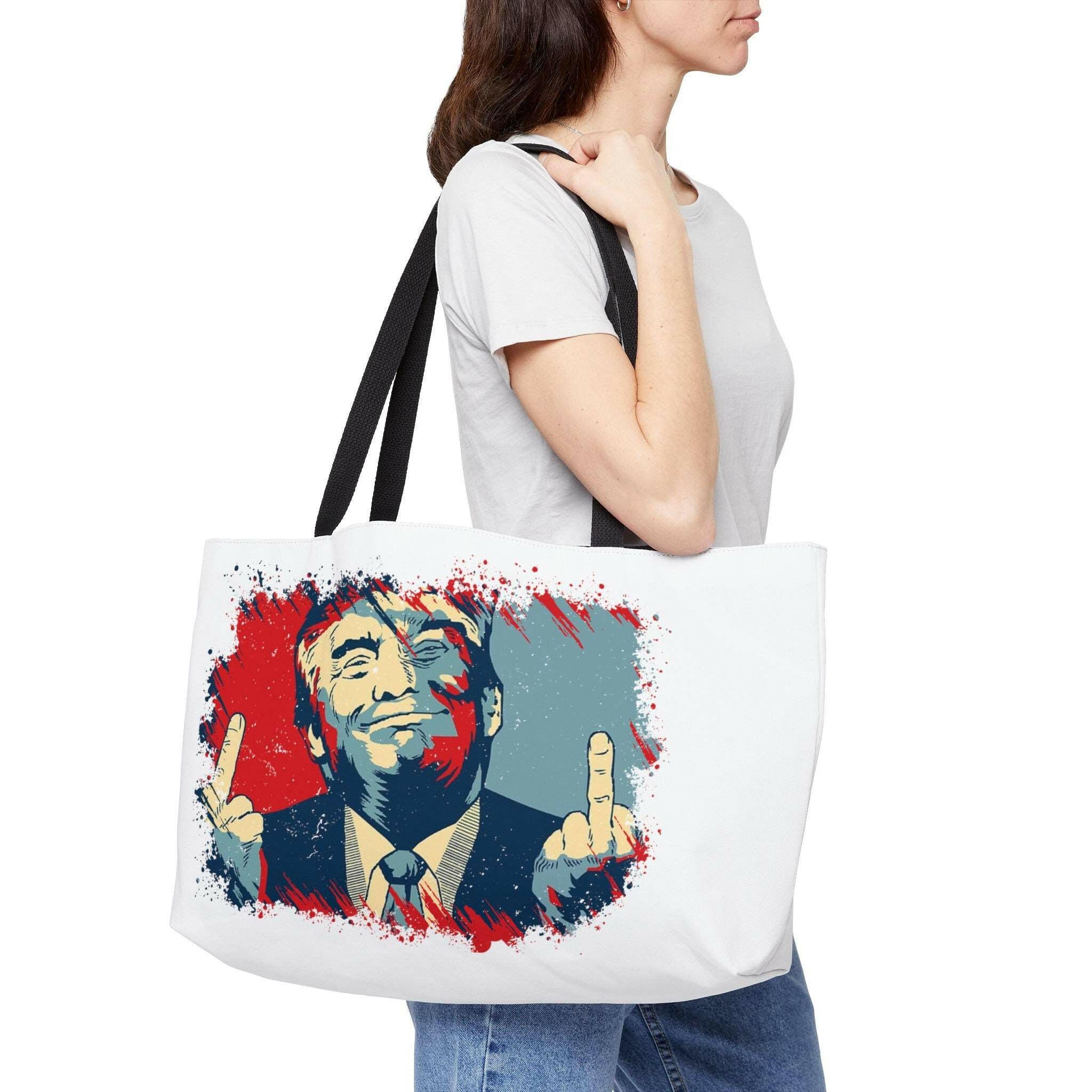 Trump 2024 Bold Defiance Weekender Tote Bag