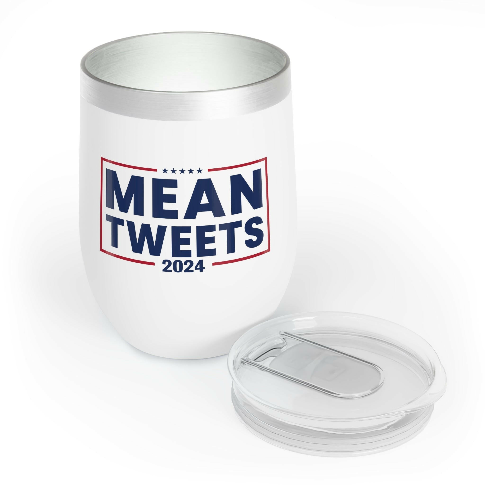 Mean Tweets 2024 Chill Wine Tumbler