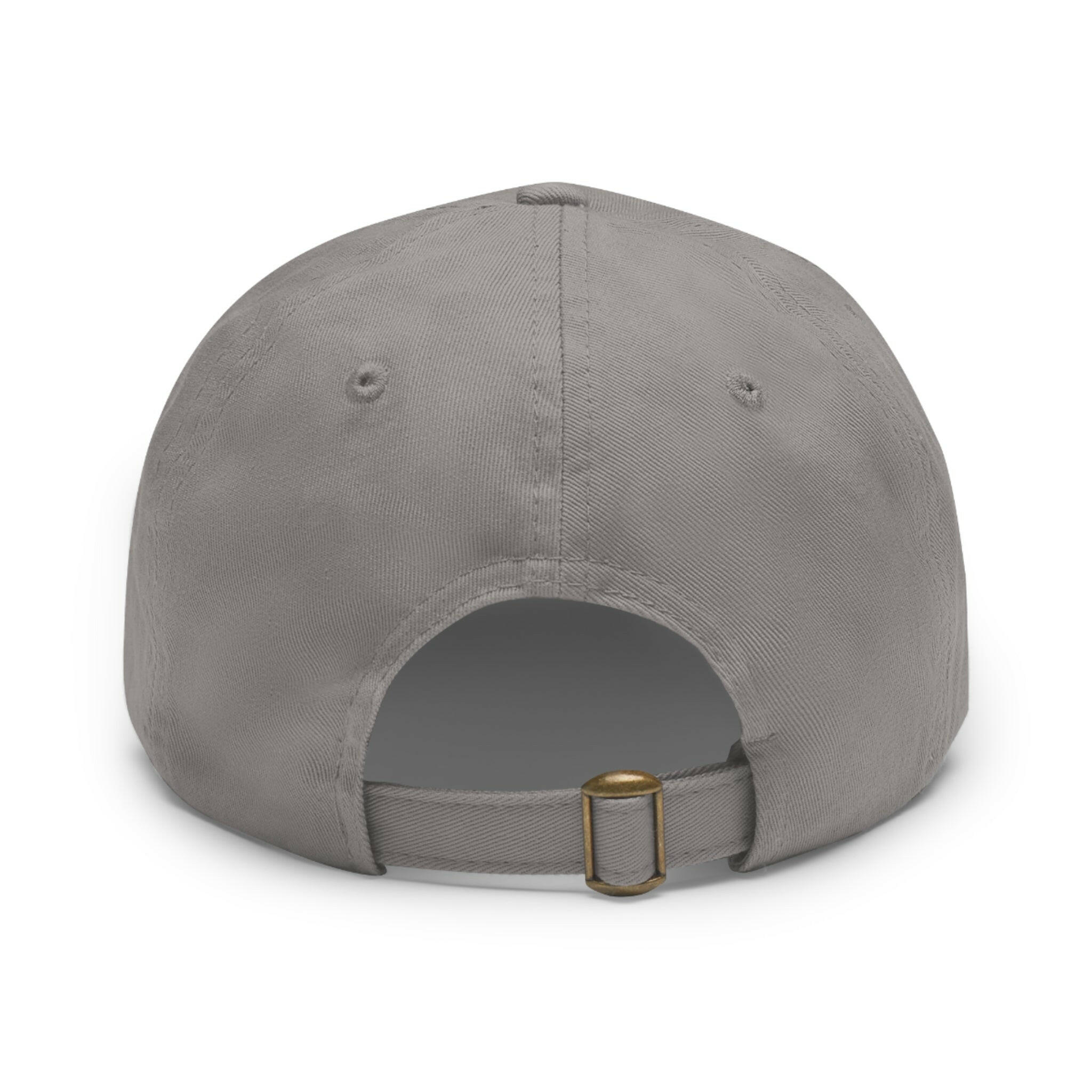 Buck Fiden Dad Hat with Leather Patch (Round)