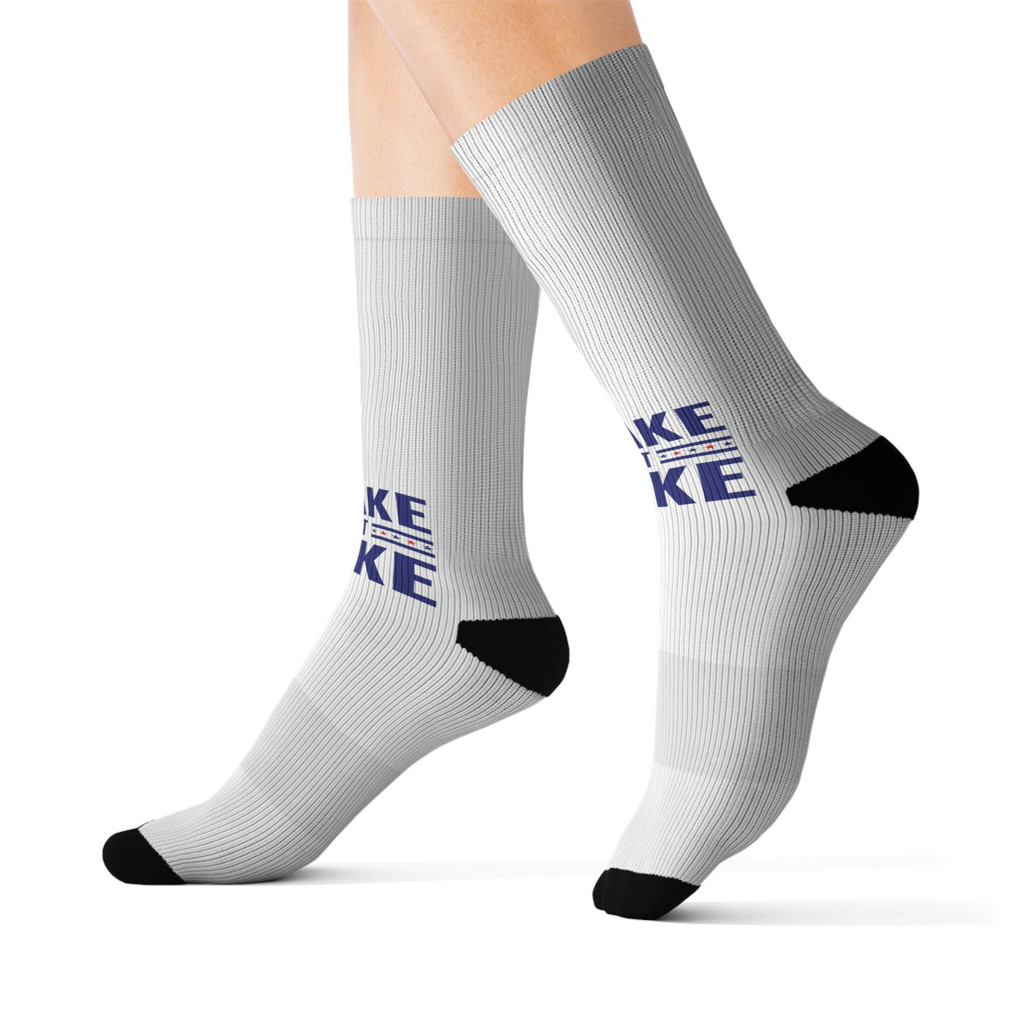 Awake Not Woke Sublimation Socks