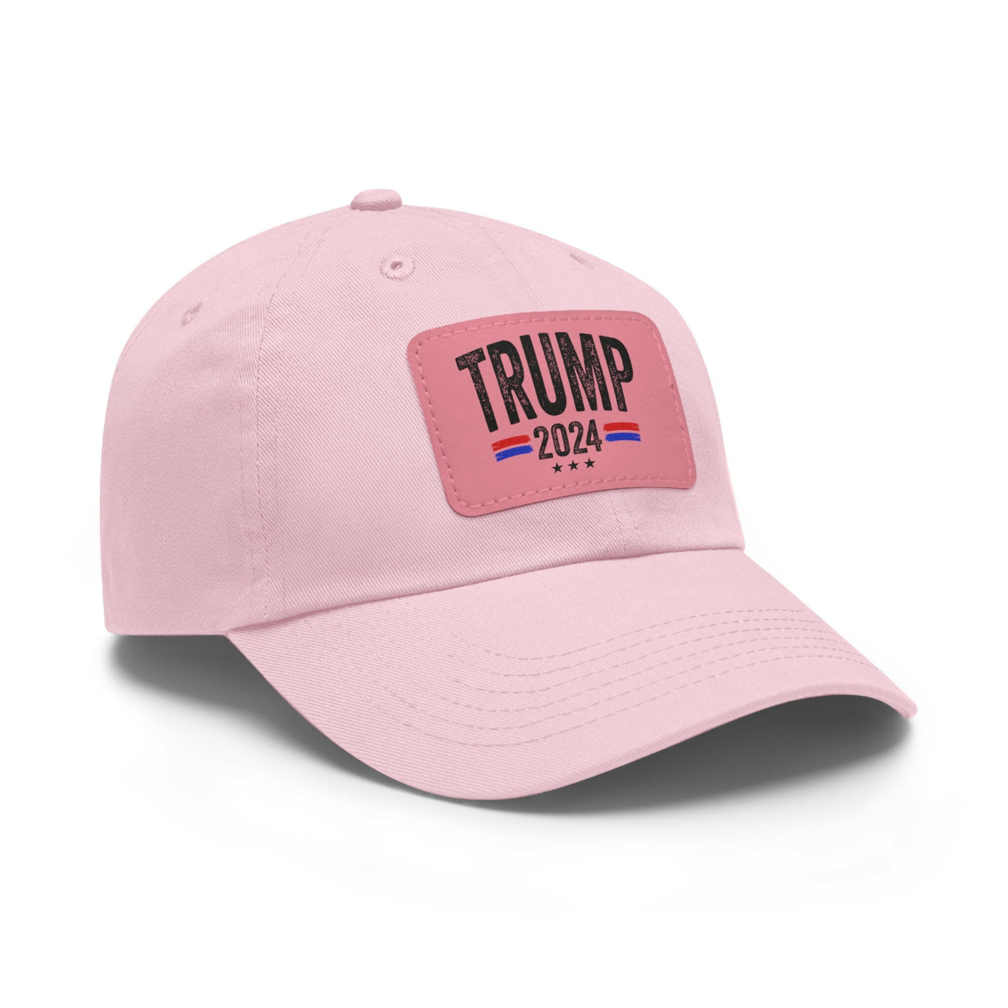 Voting for the Felon Dad Hat with Leather Patch (Rectangle)