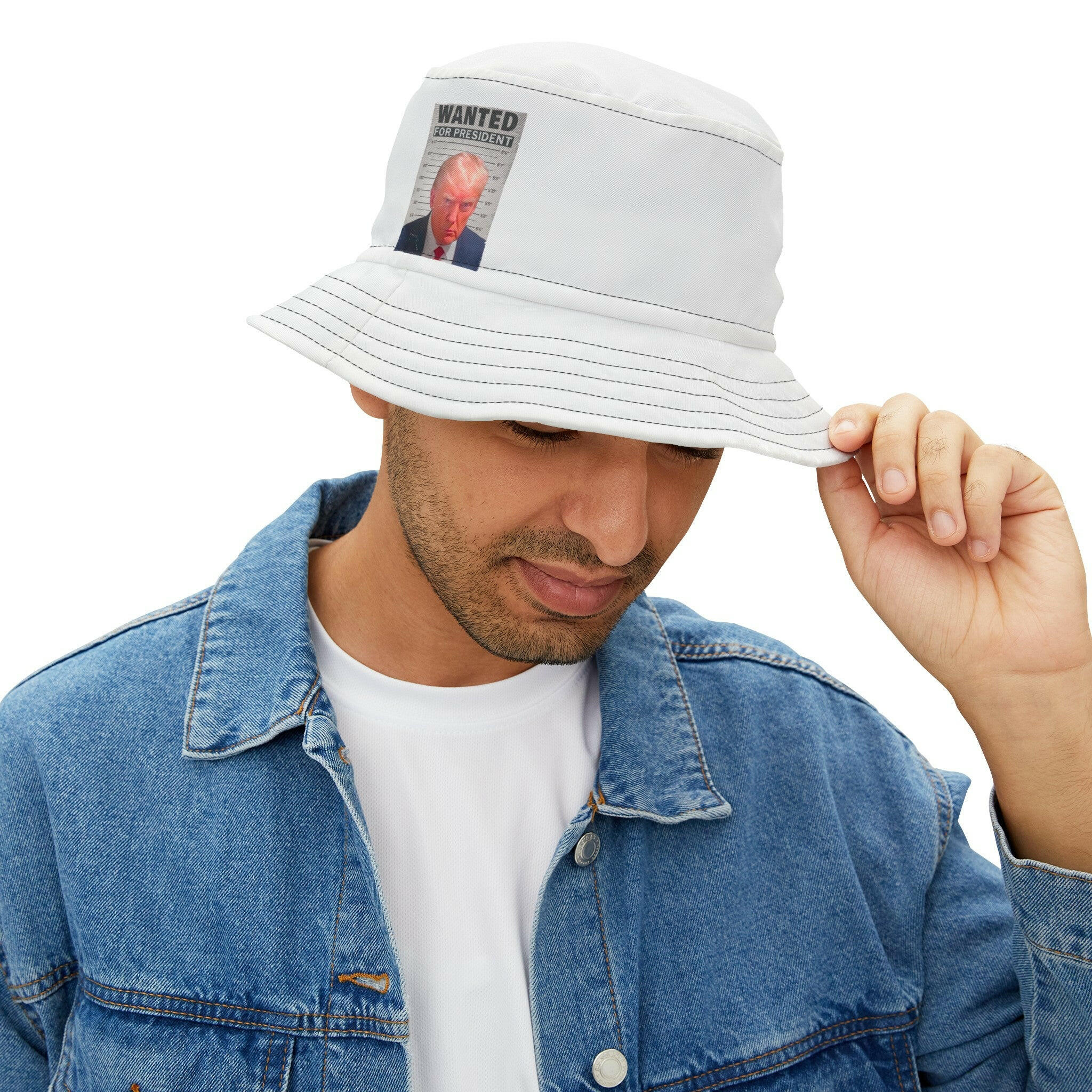 Wanted for President Bucket Hat (AOP)