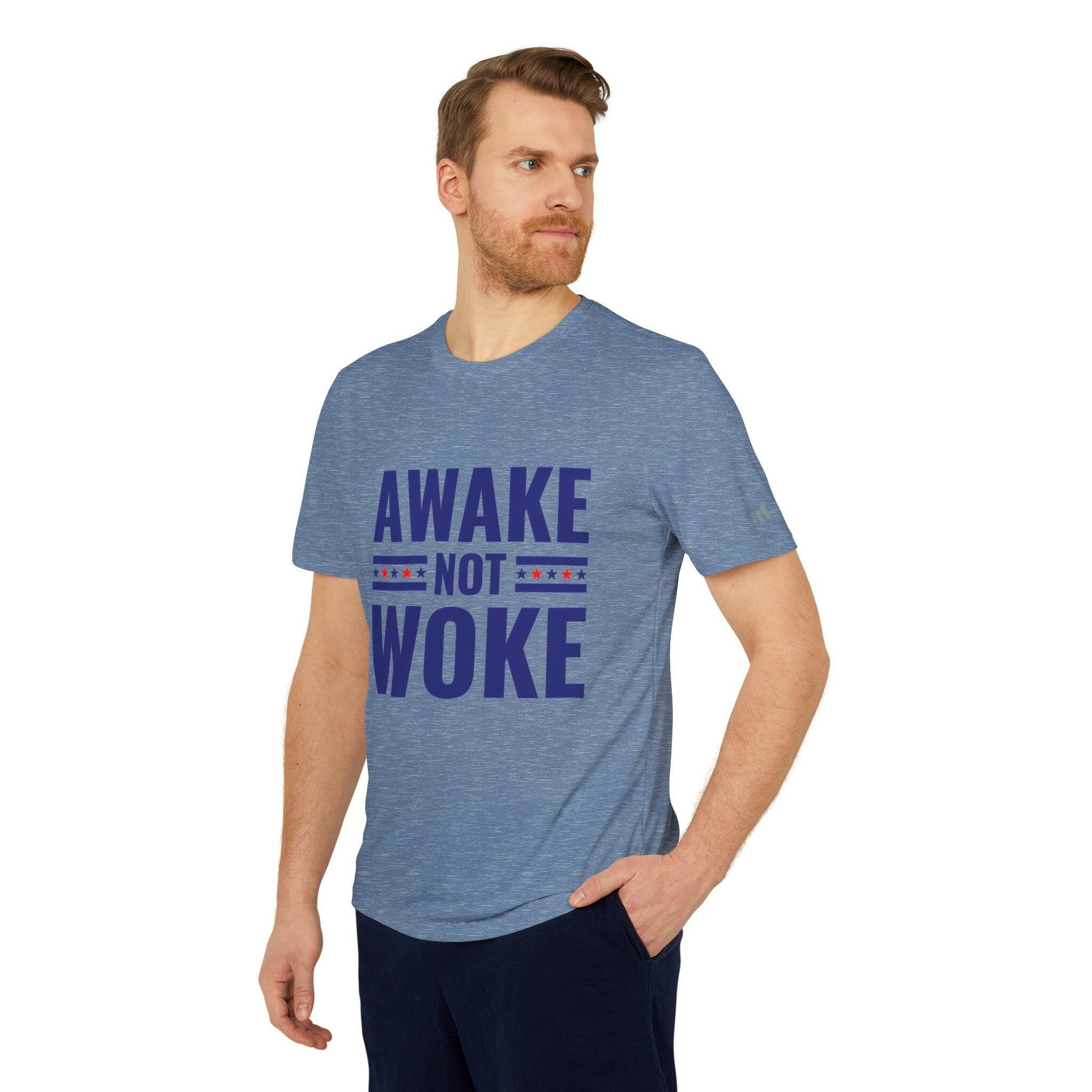 Awake Not Woke adidas® Unisex Sport T-shirt