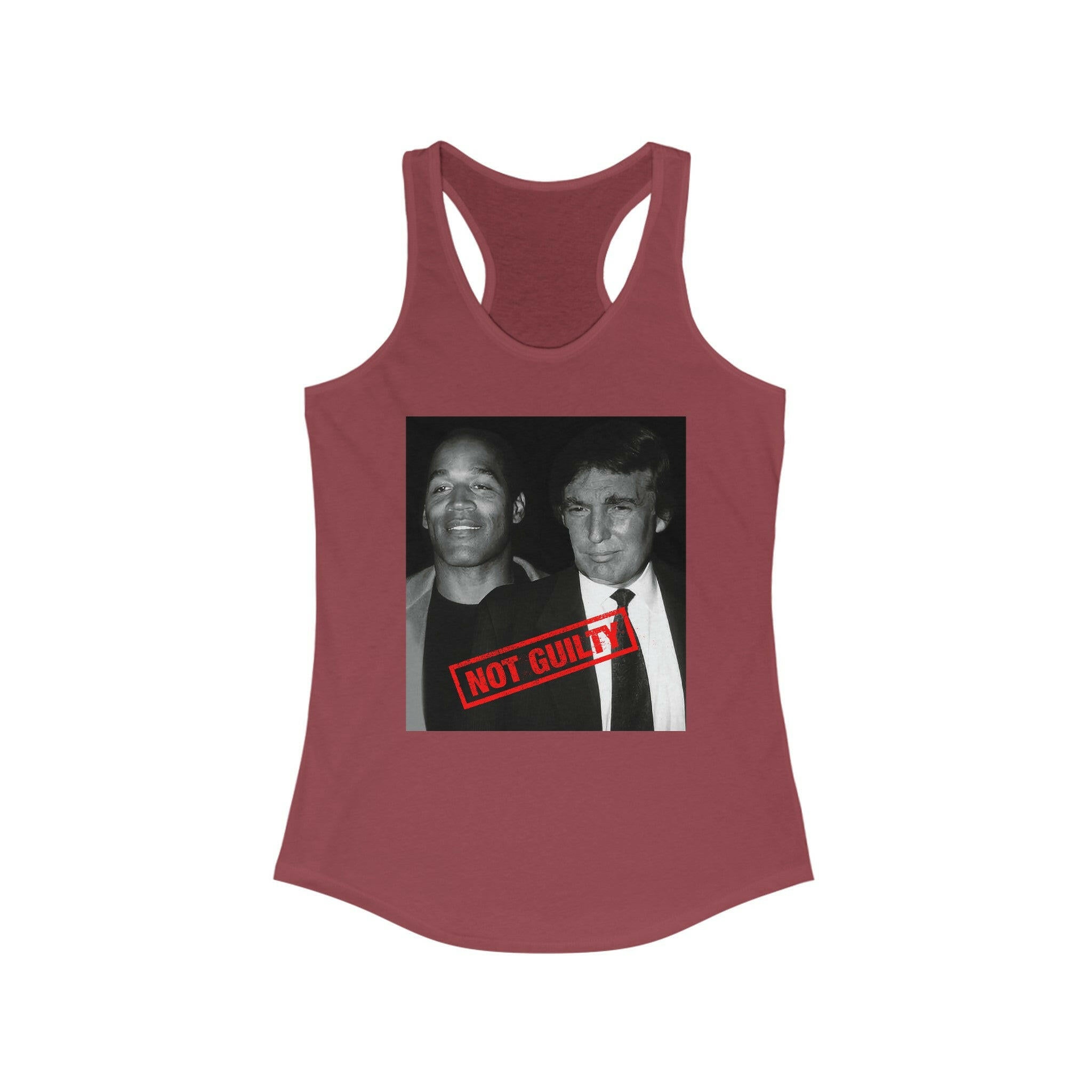 Trump & OJ Women's Ideal Racerback Tank