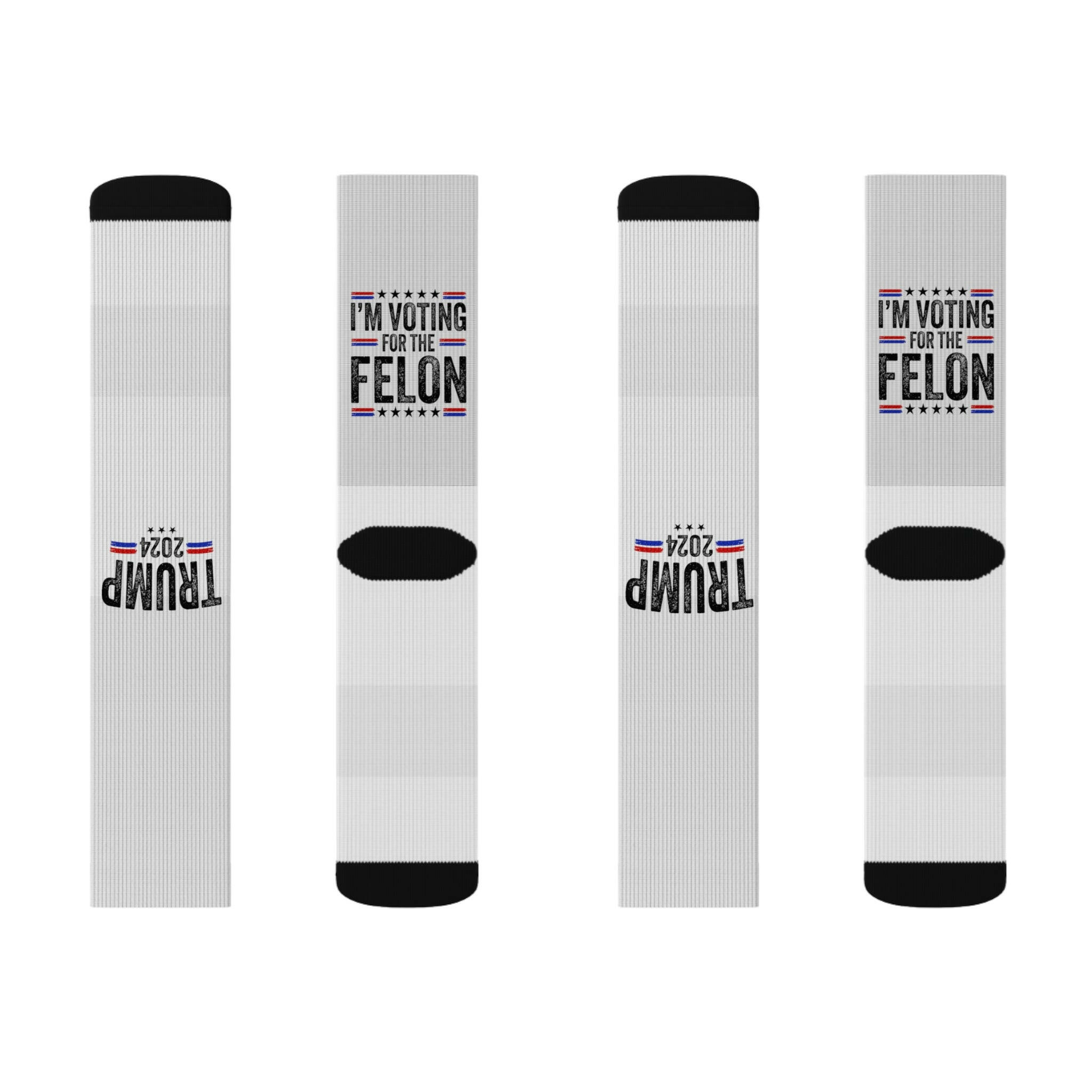 Voting for the Felon Sublimation Socks