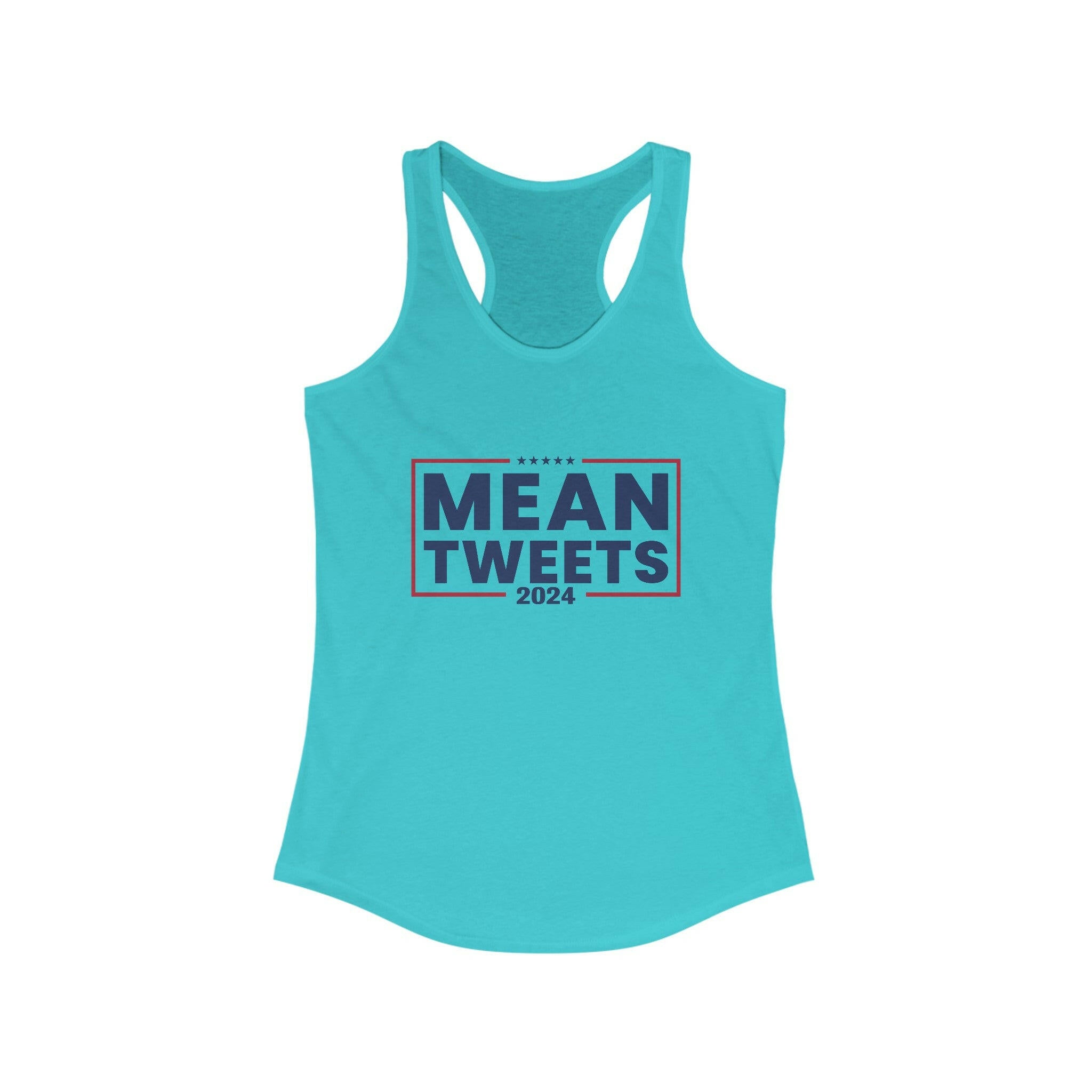 Mean Tweets 2024 Women's Ideal Racerback Tank